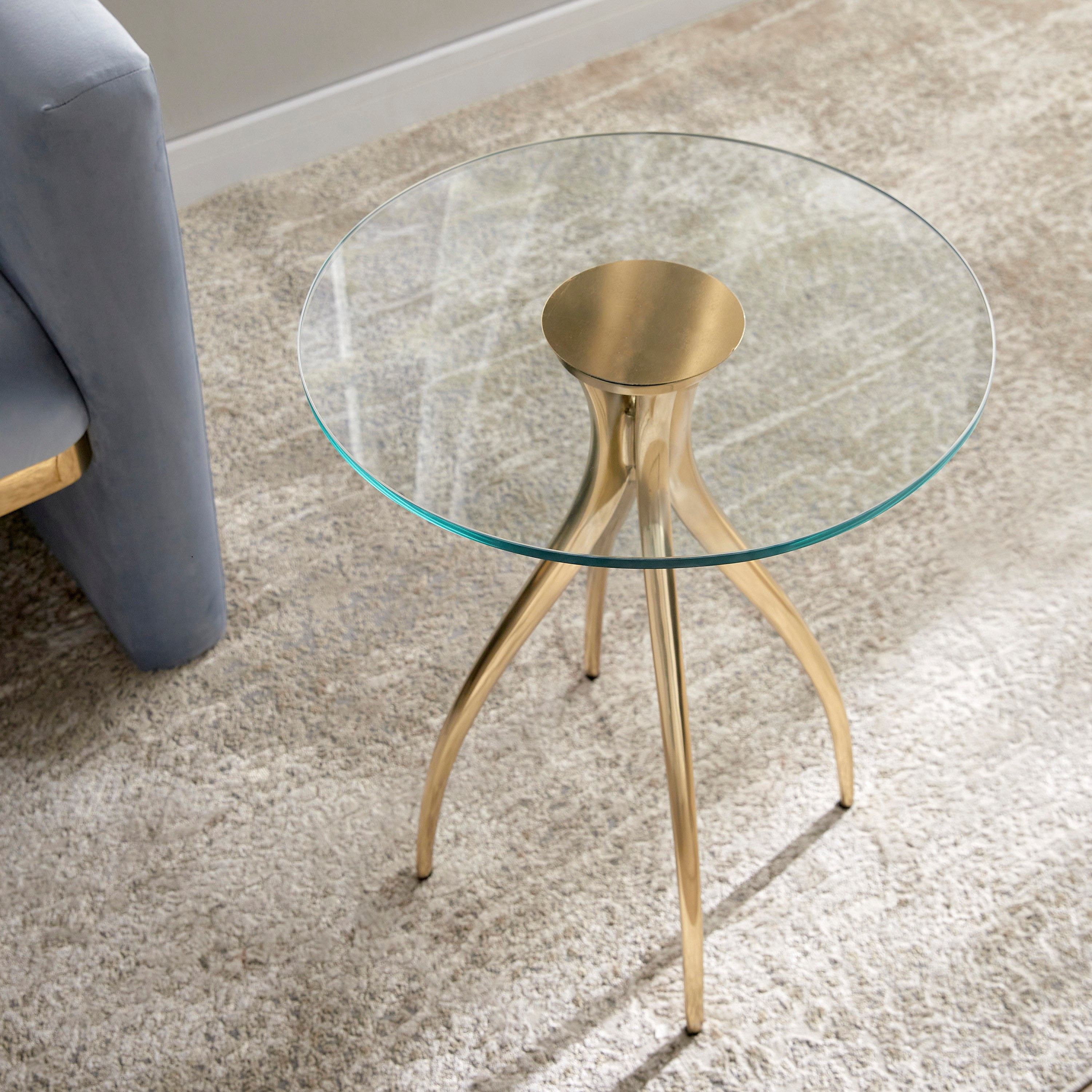 Shop Edith Glass Top Side Table | Homecentre Egypt