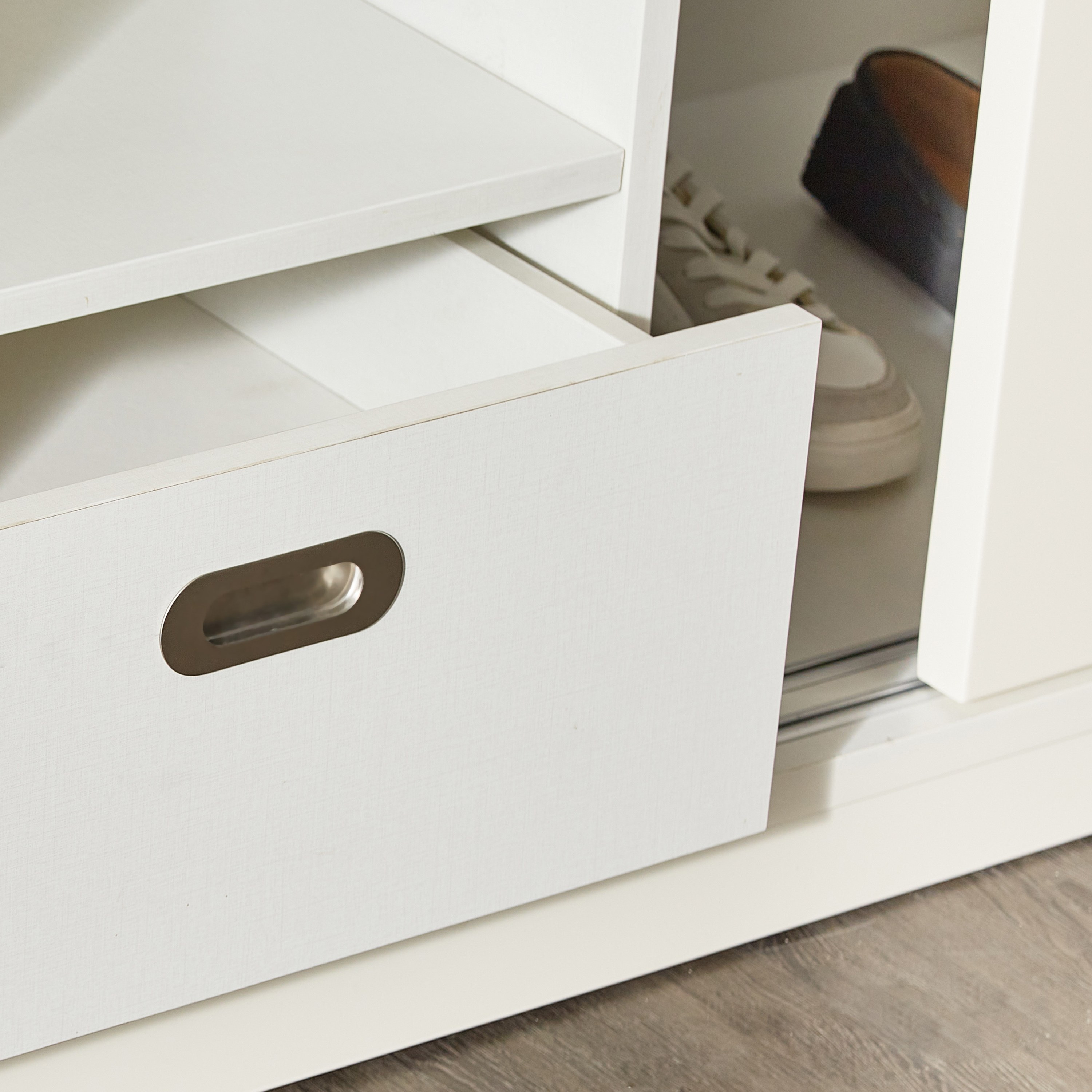 | خزانة ملابس 2 باب انزلاقي بأدراج - حكايات