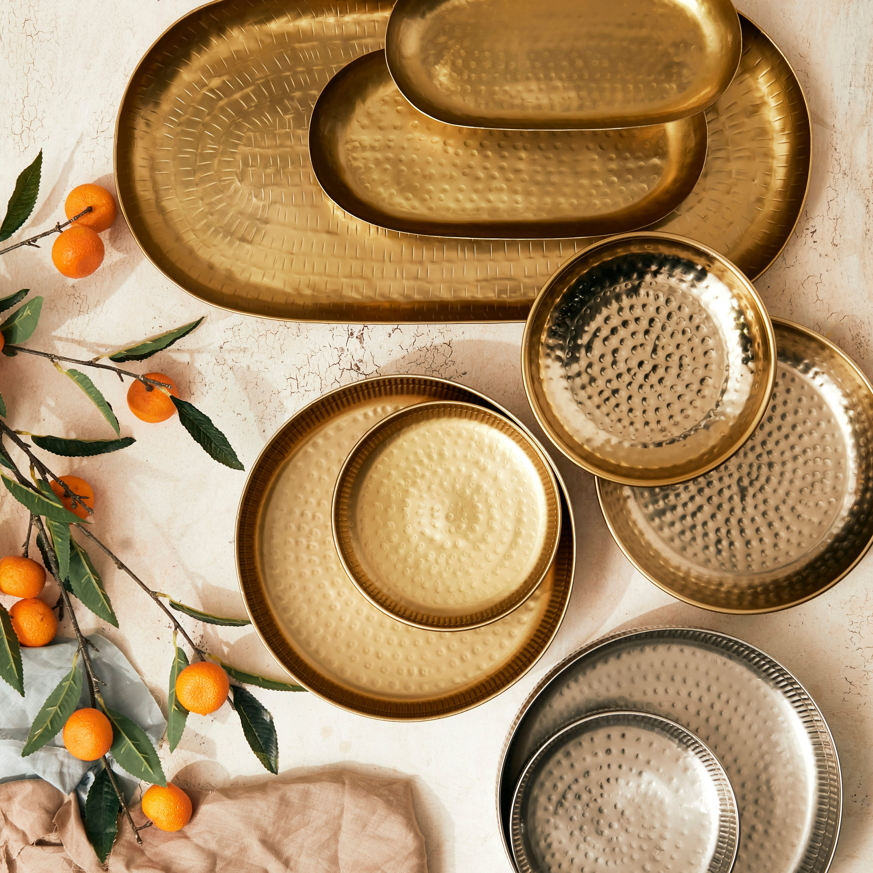 Calasis Aluminium Decorative Bowl - 20 cm-household-decor-vasesandbowls-image-3