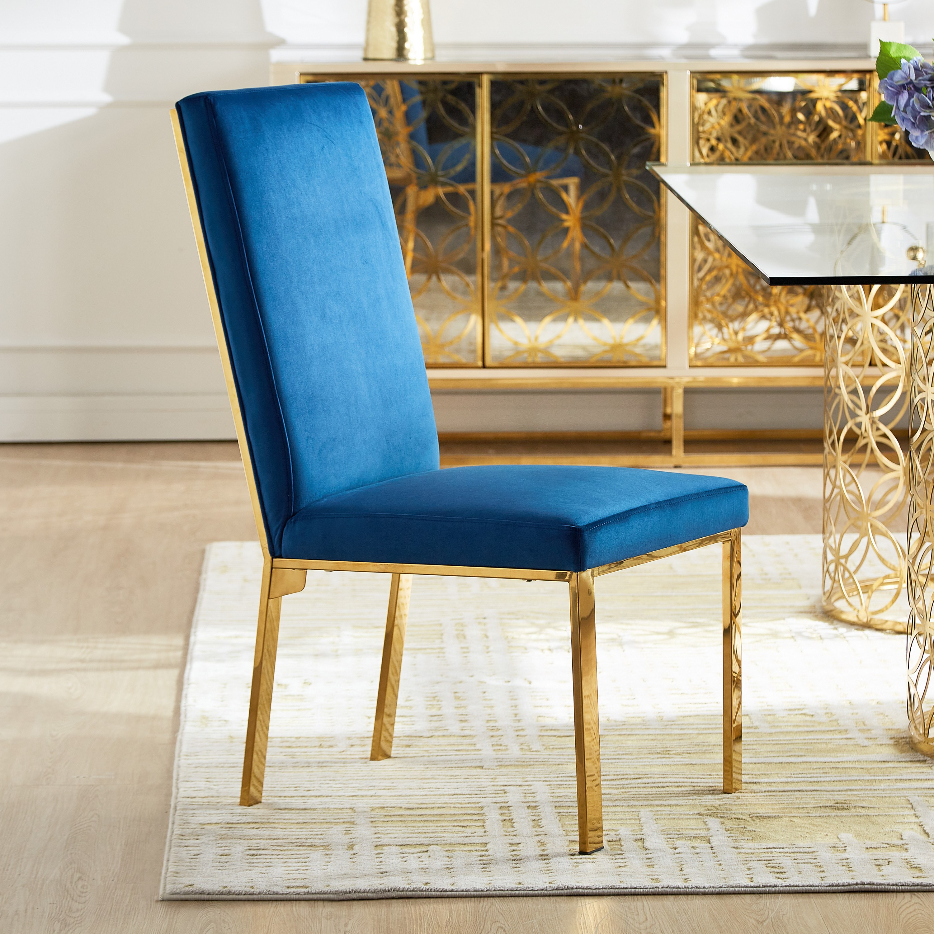 Shop Marseille Velvet Dining Chair Online Home Centre Saudi