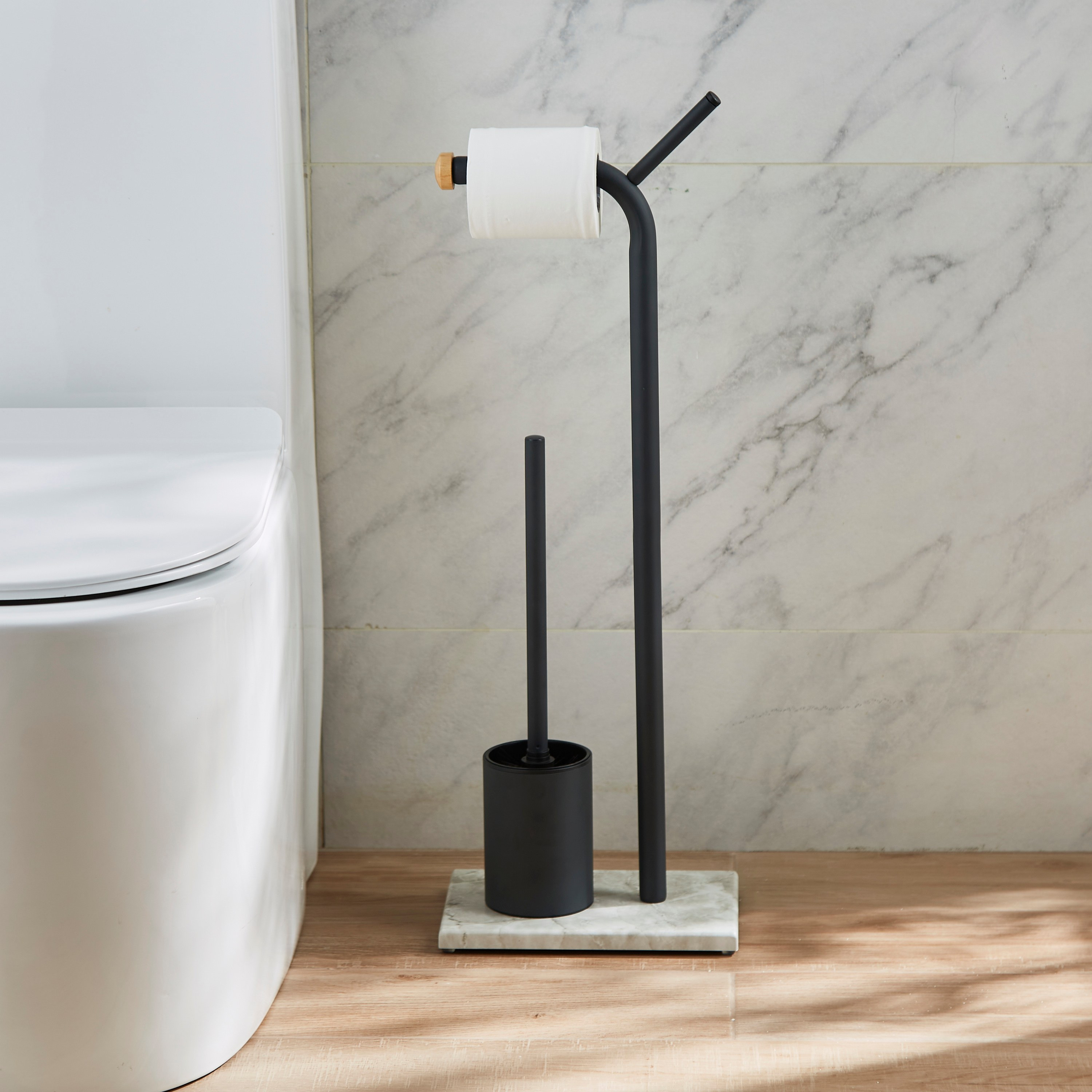 Marbella Toilet Roll Stand with Toilet Brush Holder-household-bathandlaundry-bathroomorganizing-toiletpaperholders-image-6