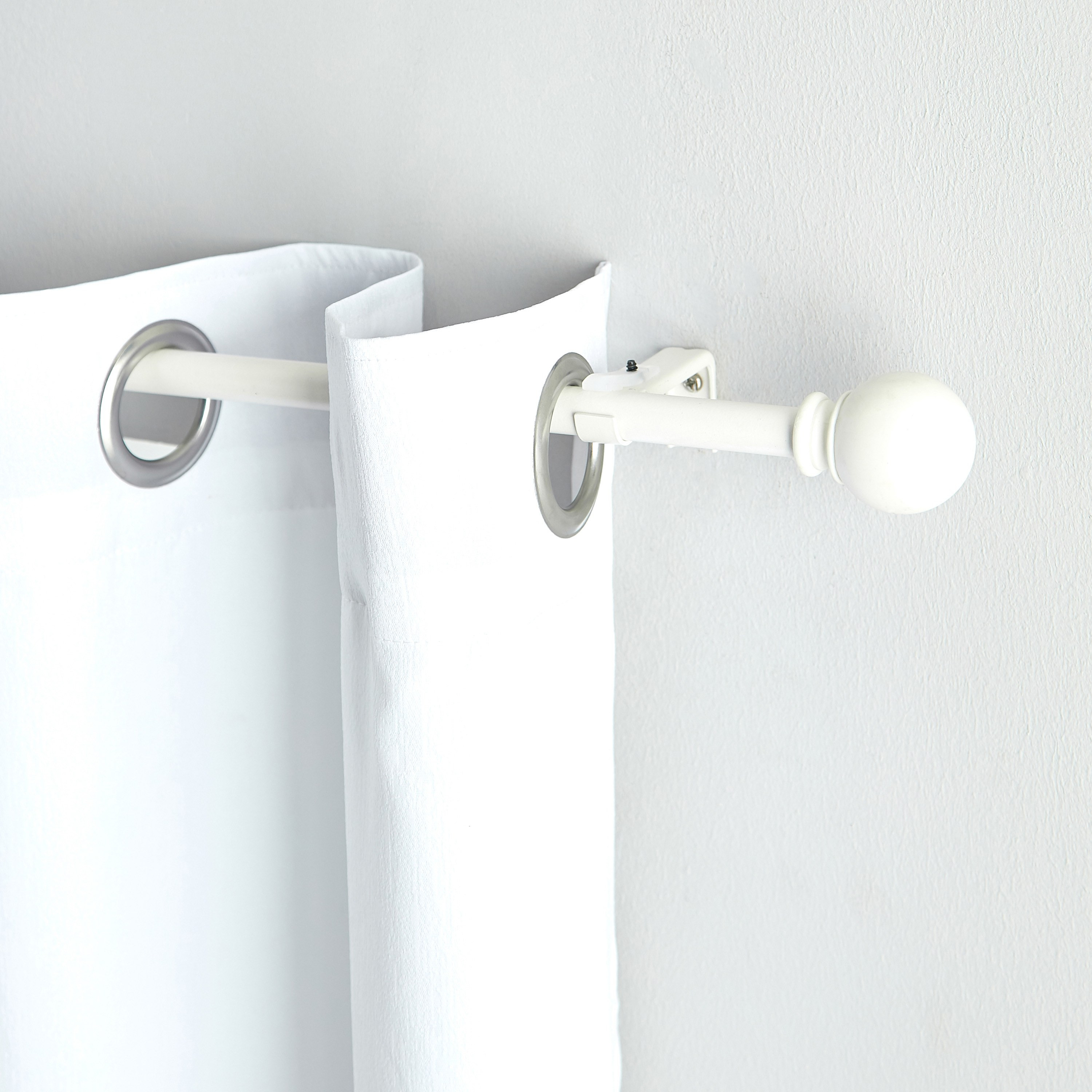 قضيب ستارة فردي قابل للتمديد - أونيكس - 110-320 سم-household-windows-curtainrodsandaccessories-curtainrods-image-1