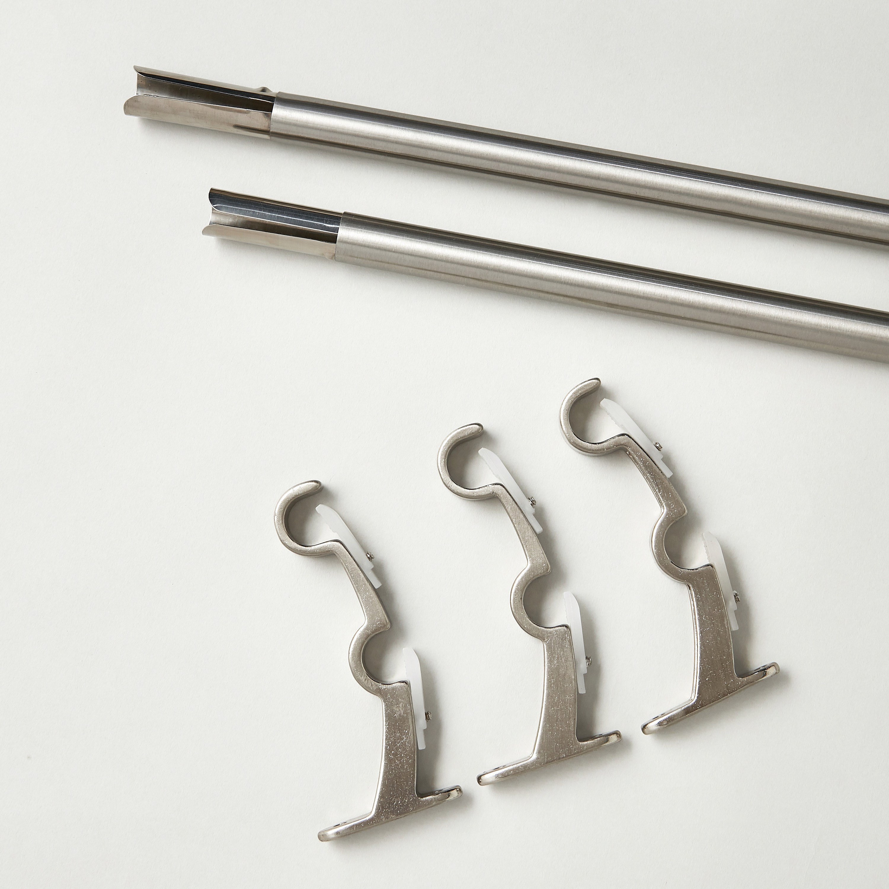 قضيب ستارة مزدوجة قابل للتمديد - أونيكس - 110-320 سم-household-windows-curtainrodsandaccessories-curtainrods-image-3