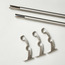 Onyx Ball Extendable Double Curtain Rod - 110-320 cm-household-windows-curtainrodsandaccessories-curtainrods-image-3