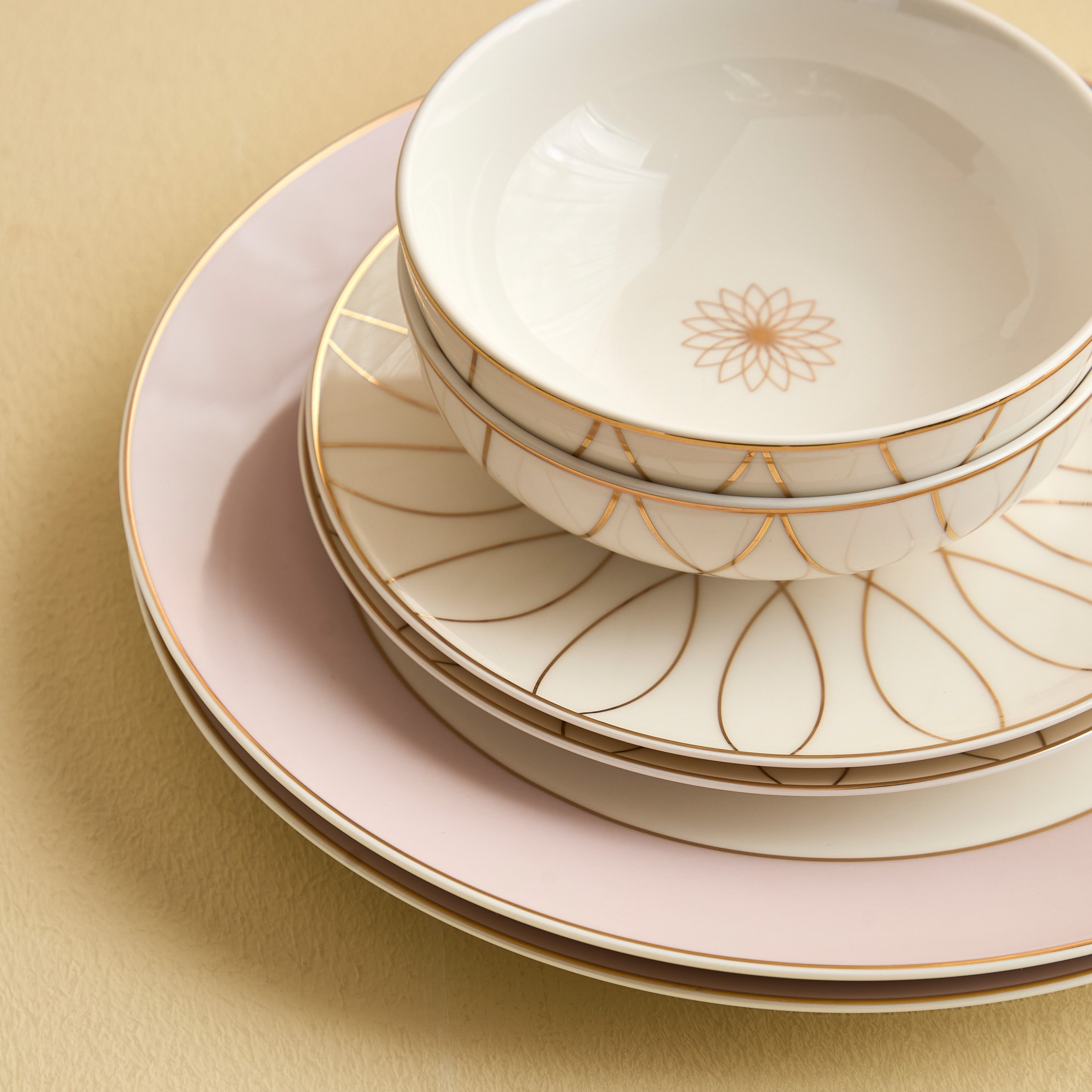 Hikayat 32-Piece New Bone China Dinner Set - Serves 6-household-dining-dinnerware-dinnersets-image-5