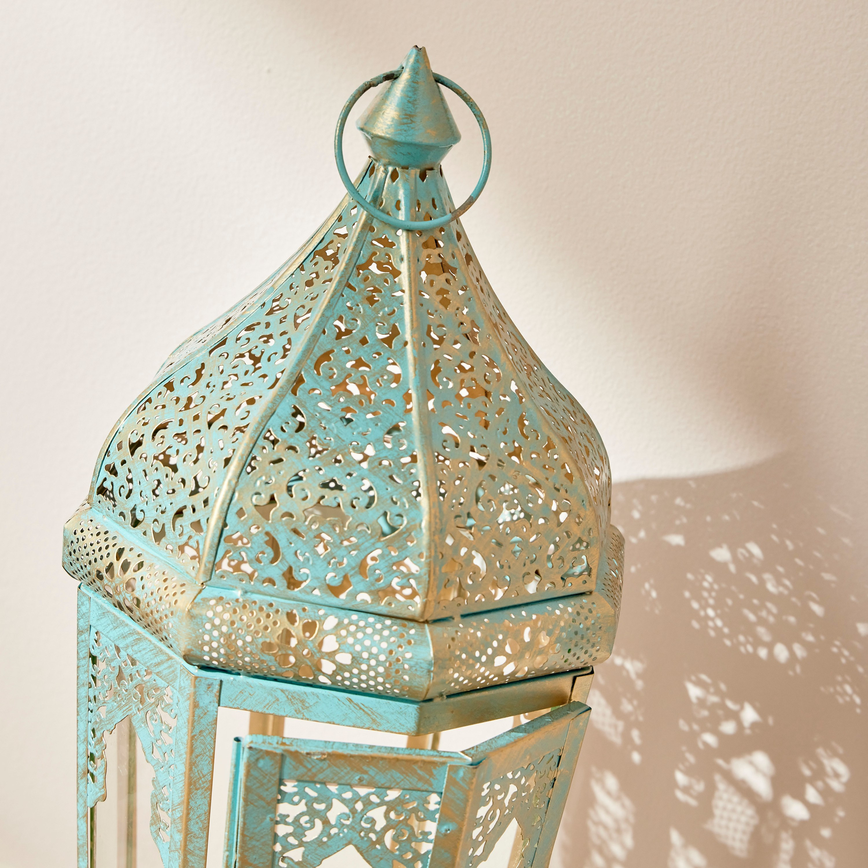 Hassan Metal Table Lantern - 56 cm-household-decor-candleholdersandlanterns-image-3