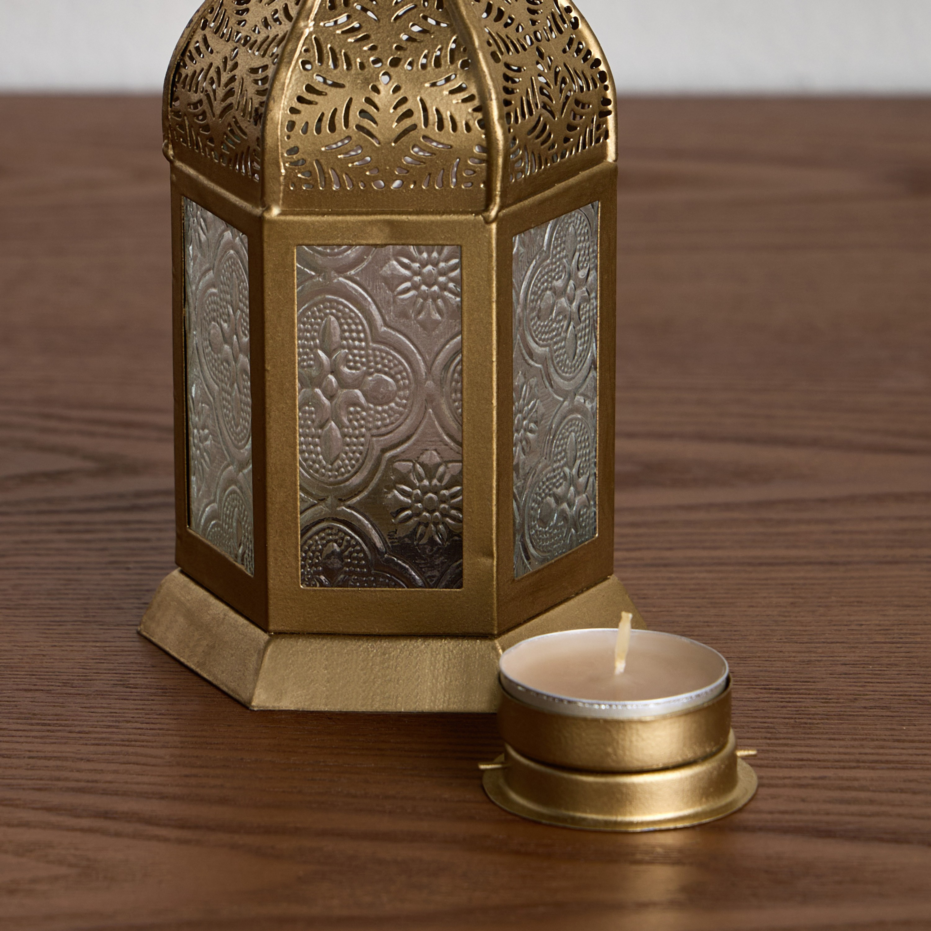 Lamis Metal Table Lantern - 8 cm-household-decor-candleholdersandlanterns-image-3