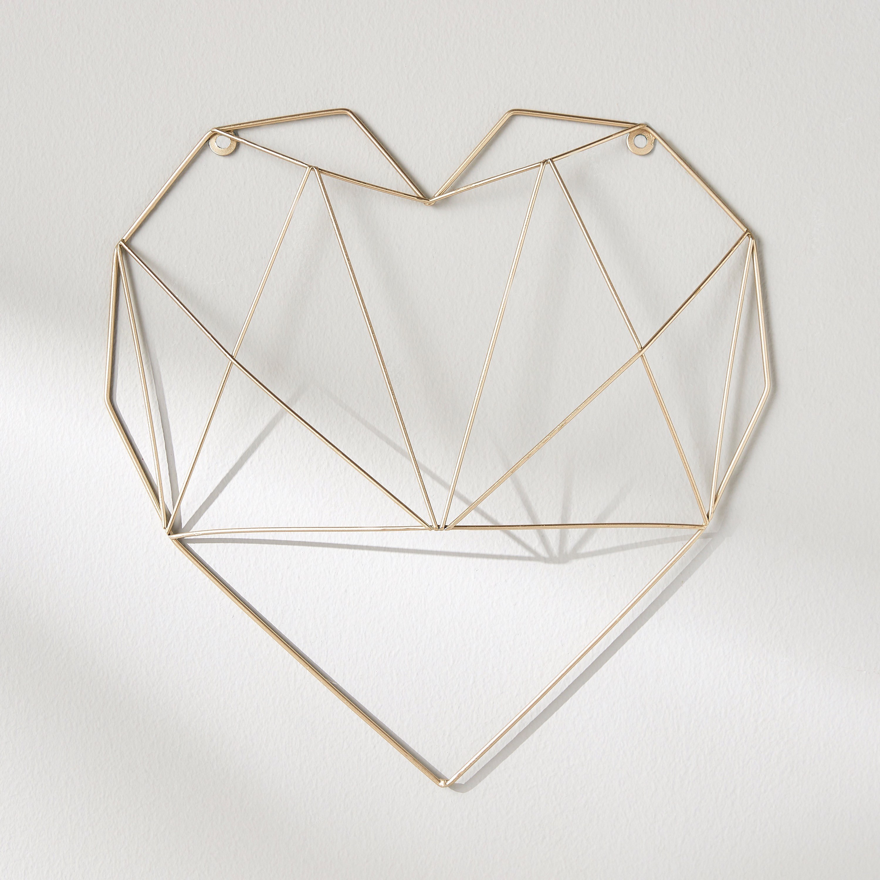 Shop Metallic Heart-Shaped Pinboard - 40x40 cm | Home Centre UAE
