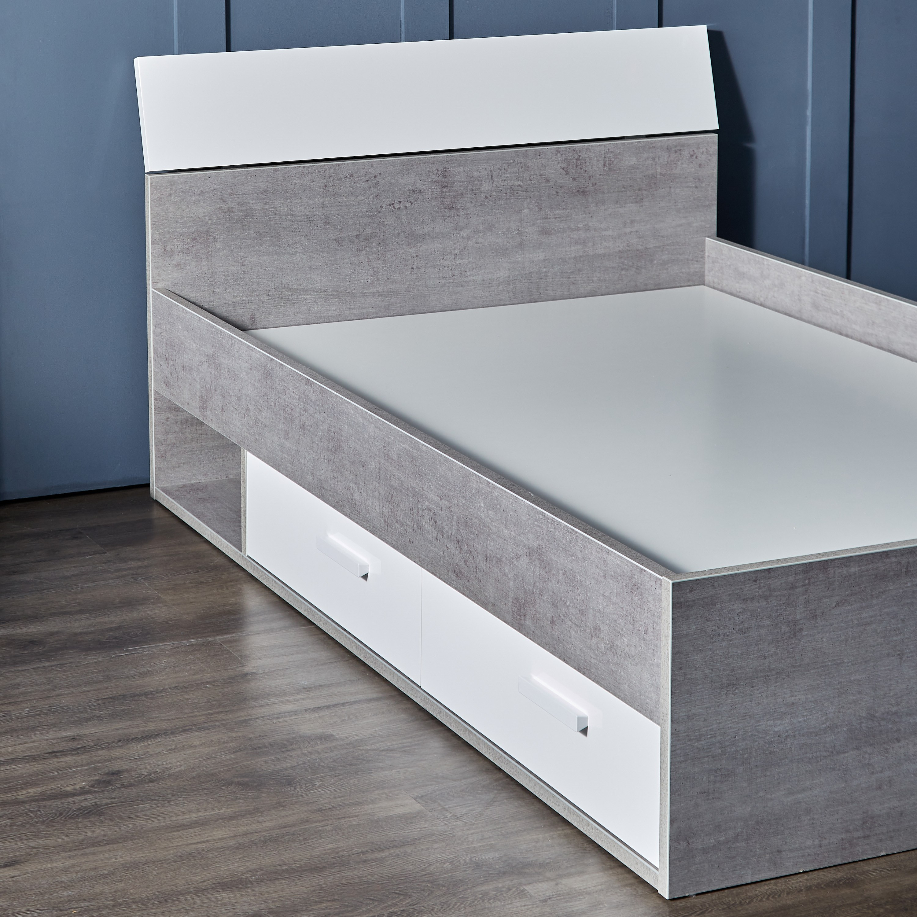 Meredith Full Bed with Drawers - 120x200 cm-babyandkids-kidsbeds-singlebeds-image-5