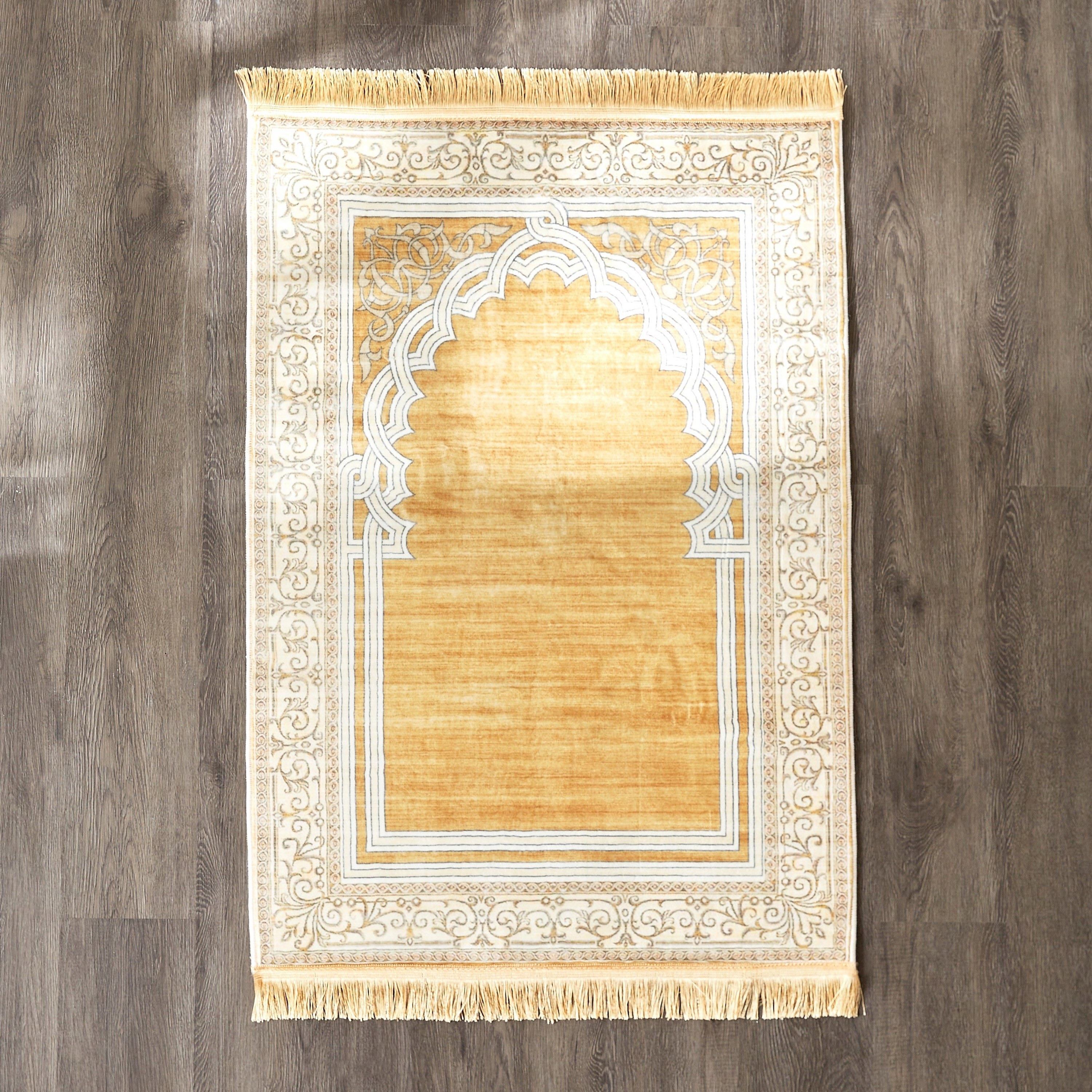 Hazel Printed Prayer Mat - 80x115 cm-household-rugsandcarpets-prayermats-image-1