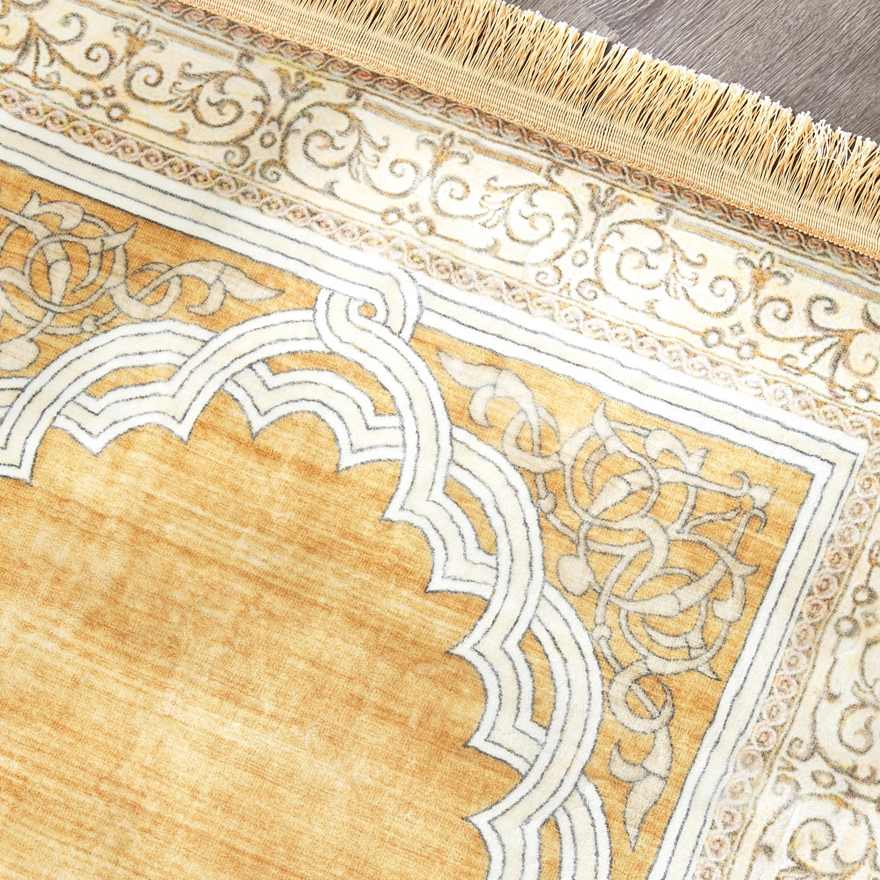 Hazel Printed Prayer Mat - 80x115 cm-household-rugsandcarpets-prayermats-image-2