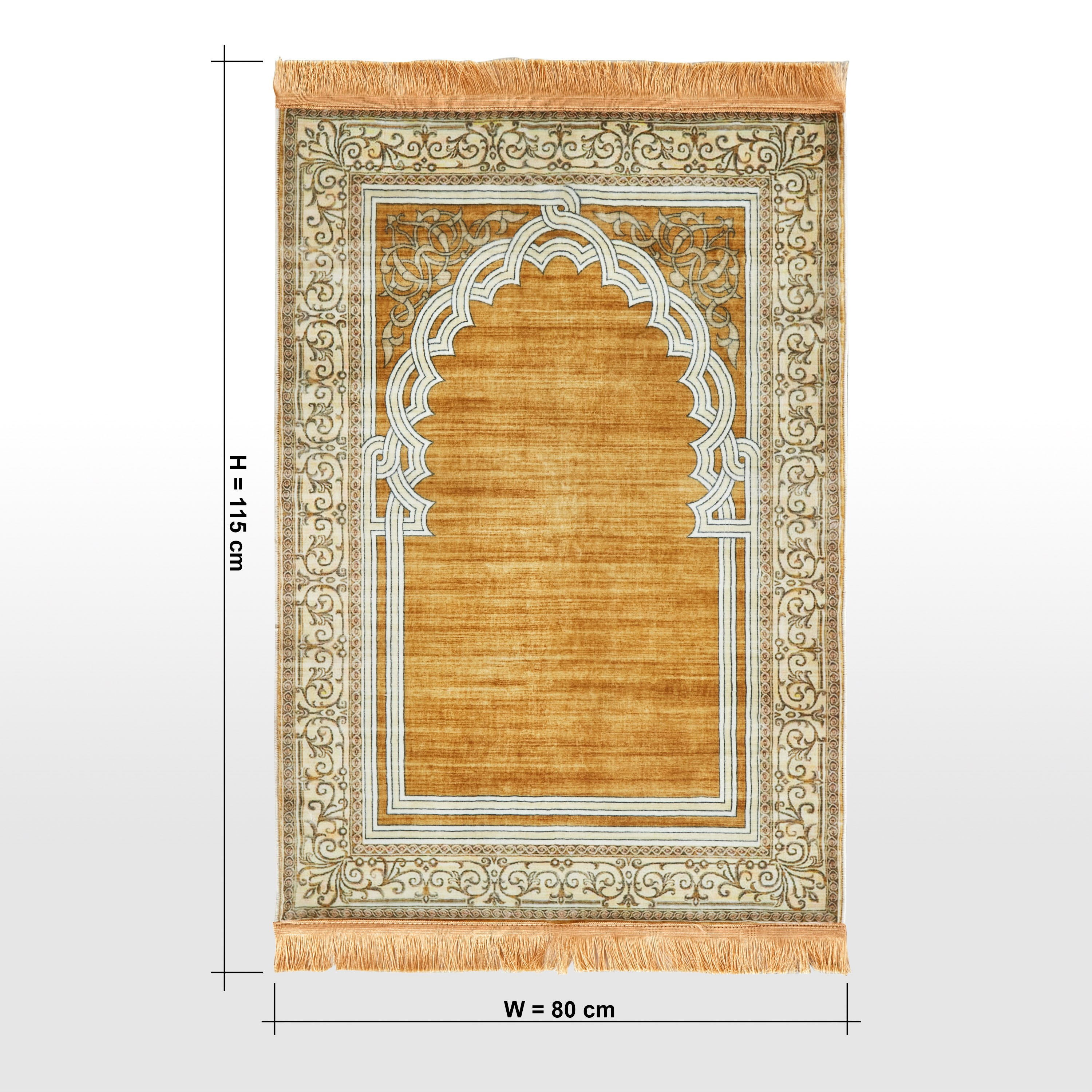 Hazel Printed Prayer Mat - 80x115 cm-household-rugsandcarpets-prayermats-image-5