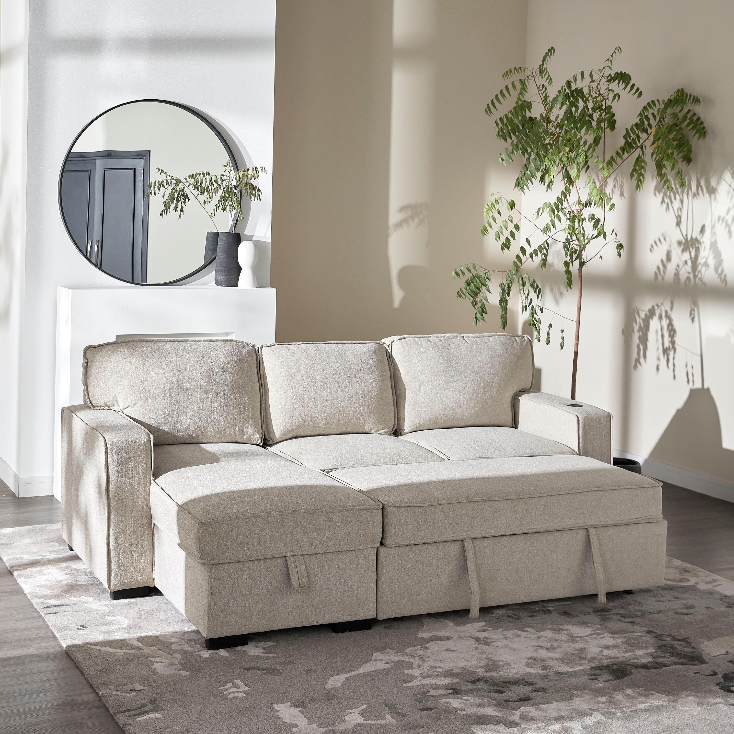 Convertible deals sofa chaise