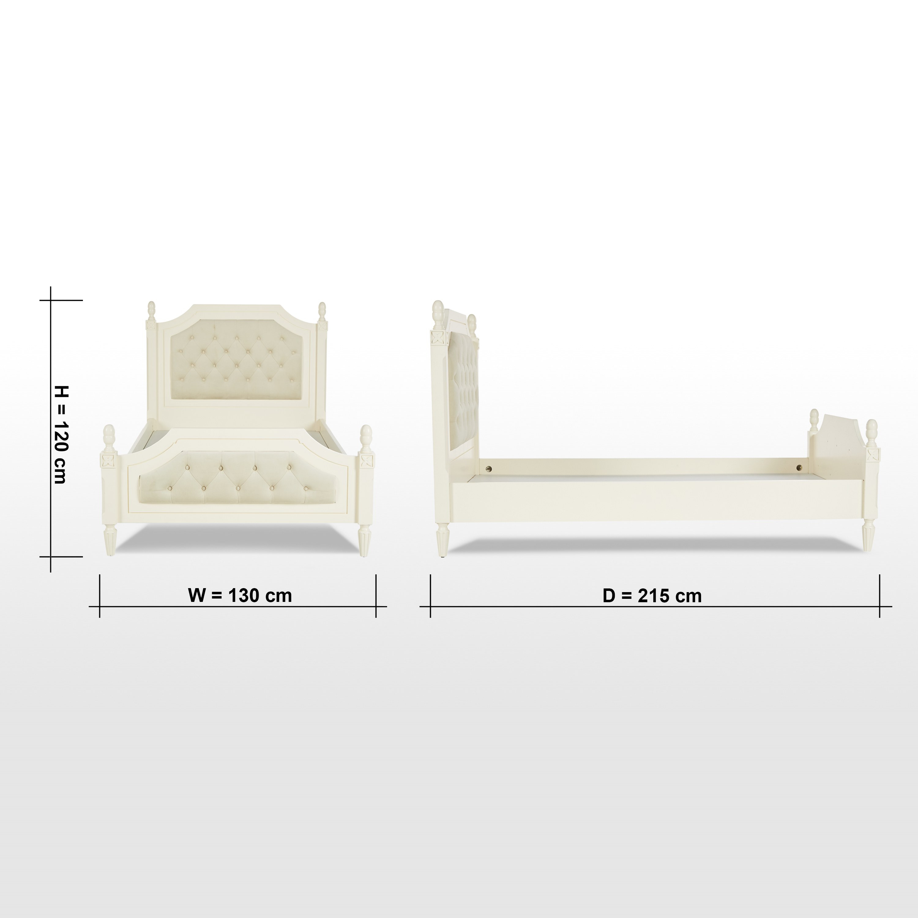 Shop Beatrice Full Bed 120x200 cm Online Home Centre UAE