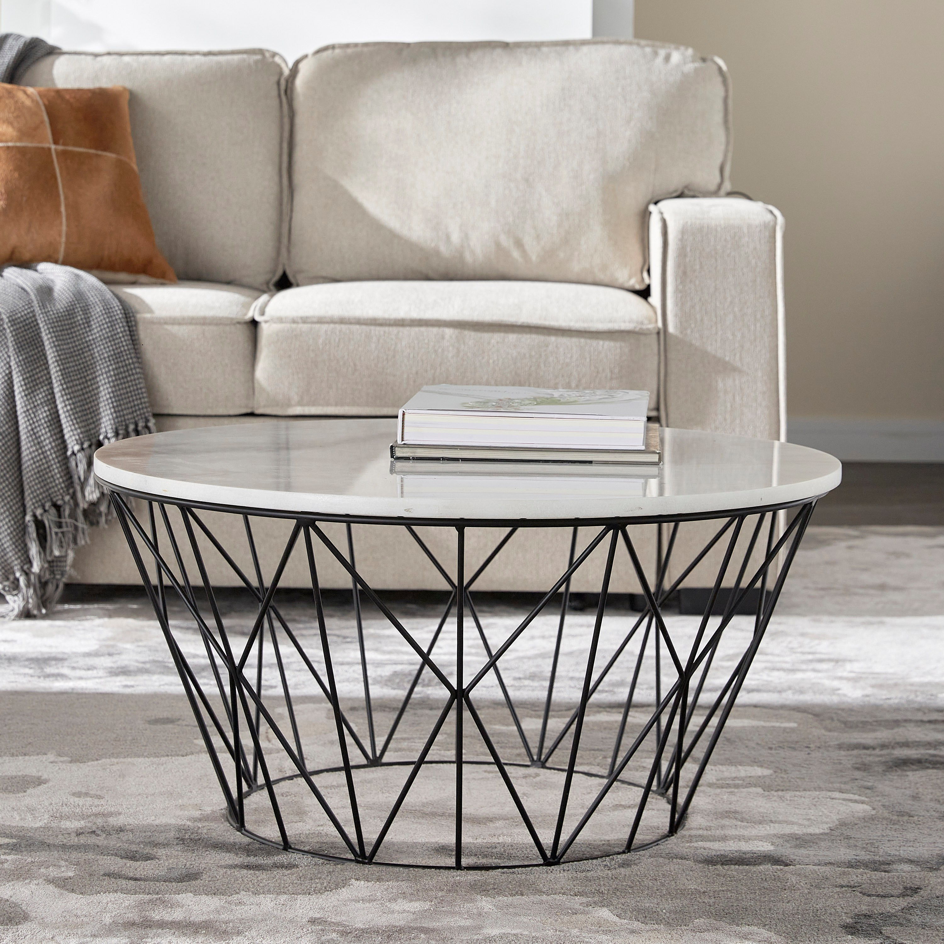 home centre round coffee table