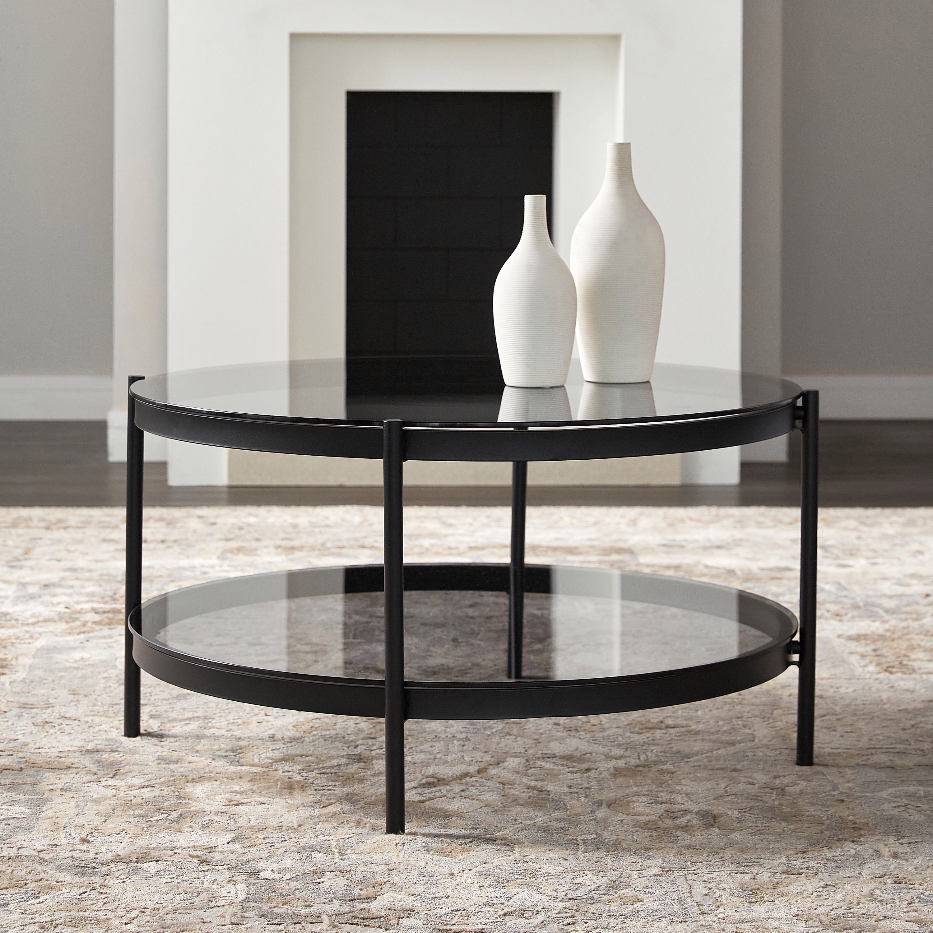 Bayonne Glass Top Coffee Table