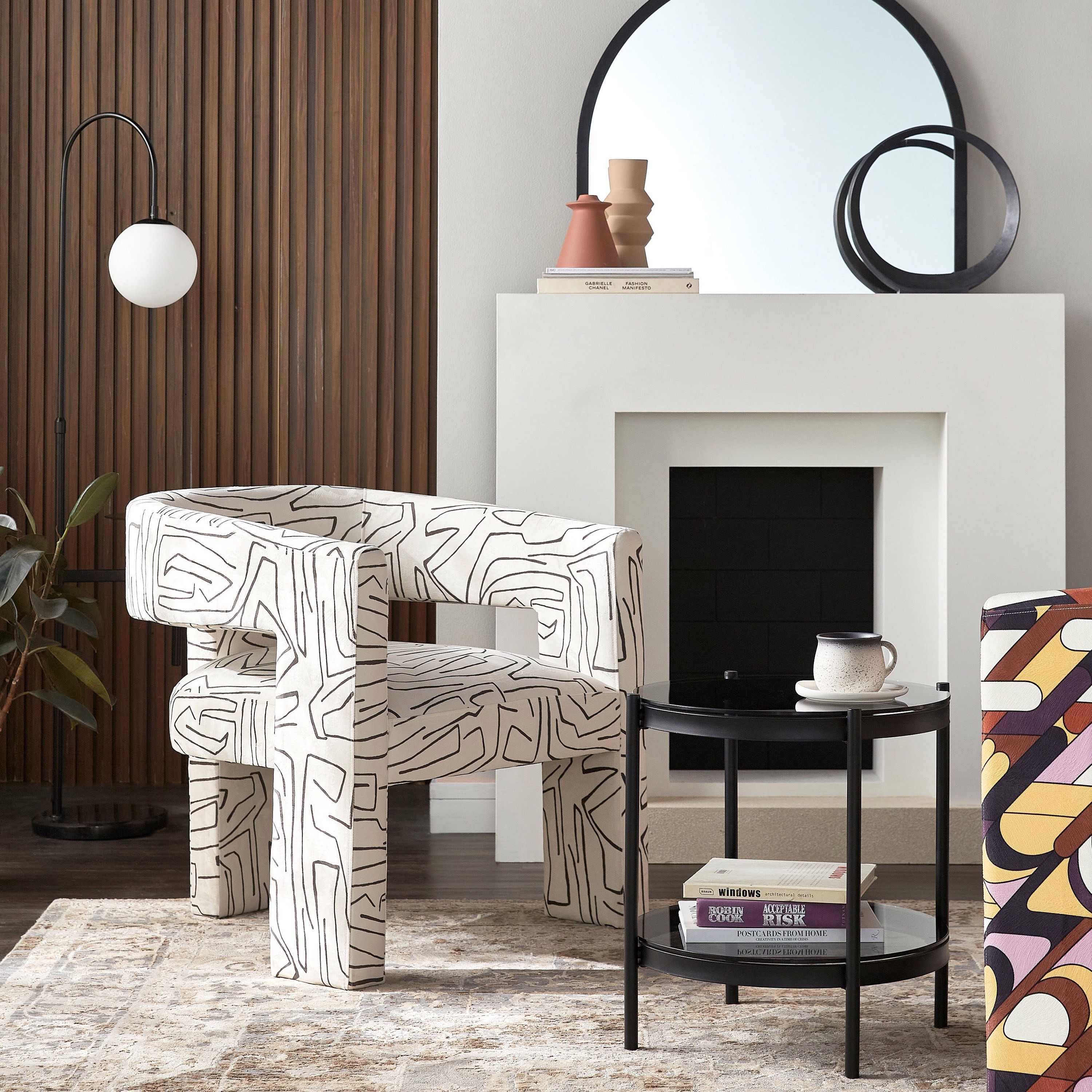 طاولة جانبية بسطح زجاج - بايون-furniture-livingroom-sideandendtables-image-4