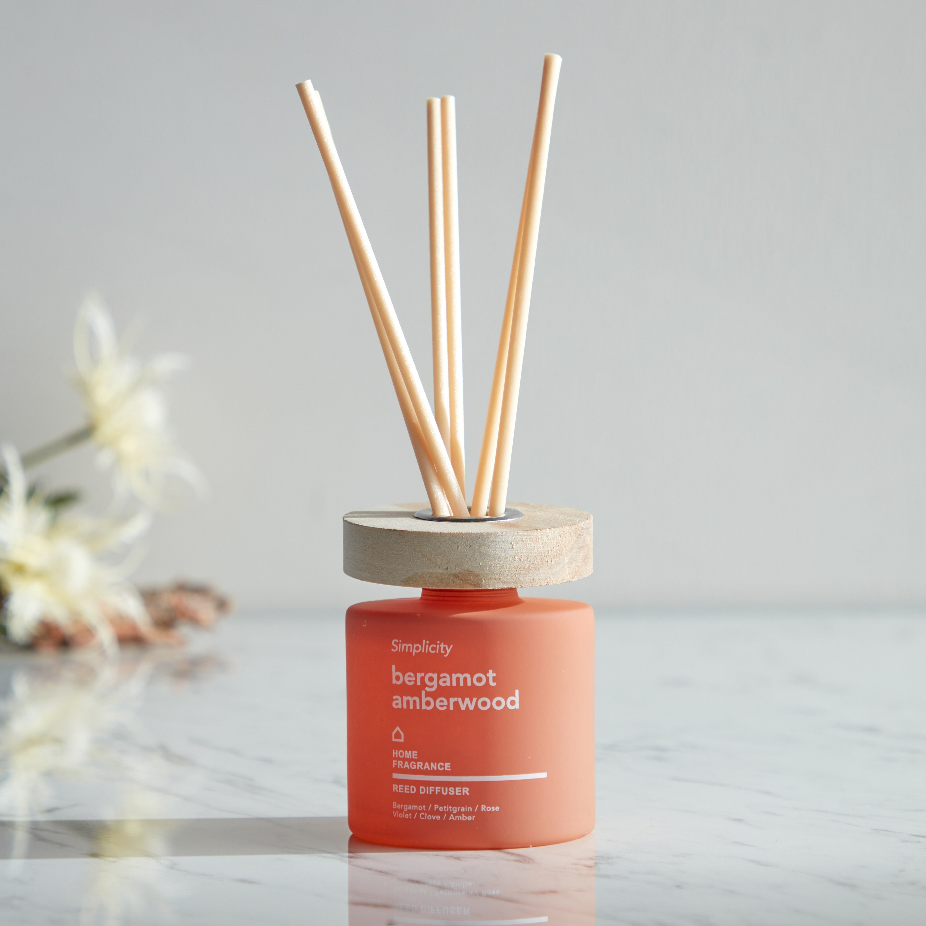 موزع عطور بعيدان ورائحة البرغموت والعنبر - سيمبليسيتي - 100 مل-household-homefragrance-reeddiffusers-image-1