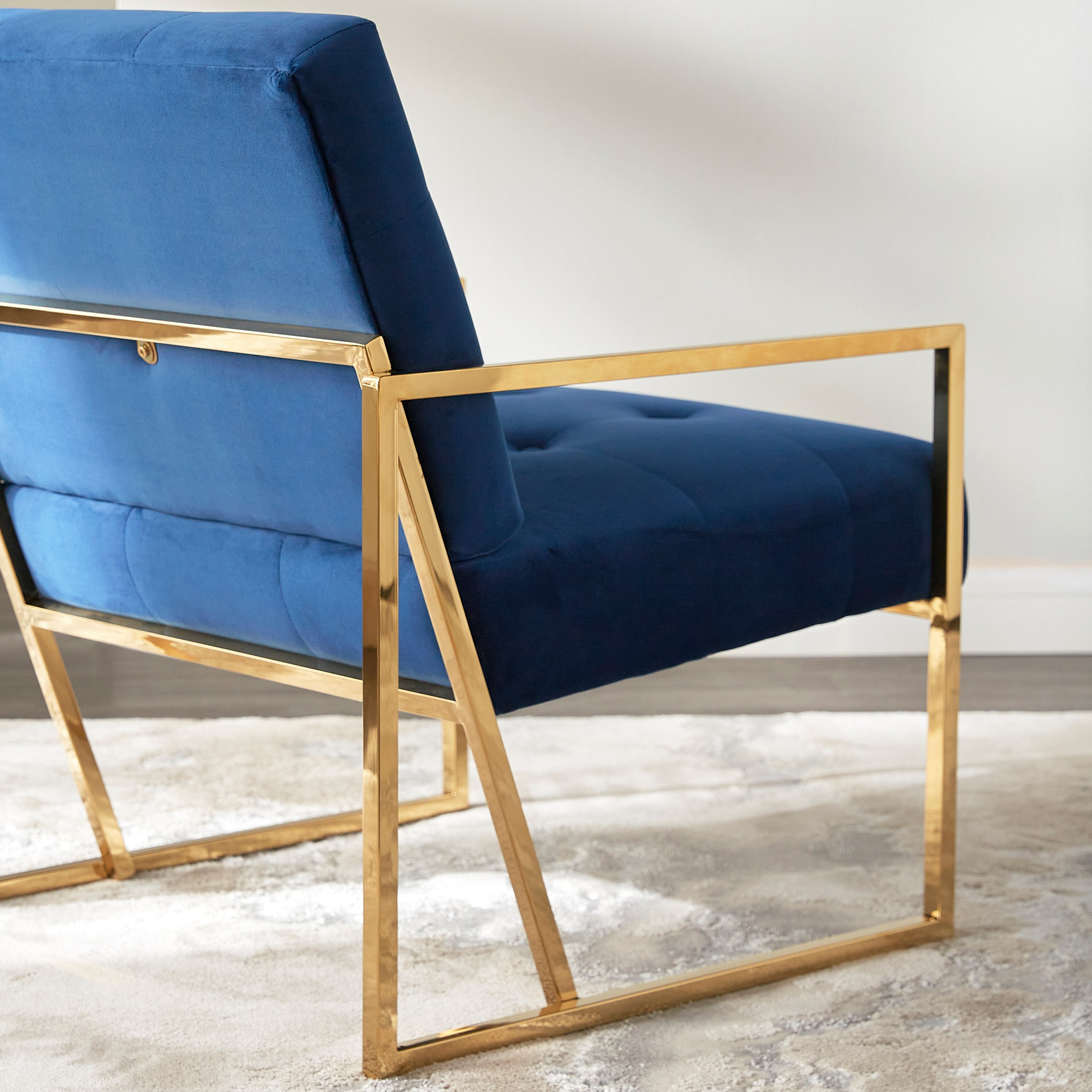 كرسي مخمل بمساند ذراعين - بلاو-furniture-sofaandseating-armchairs-image-3