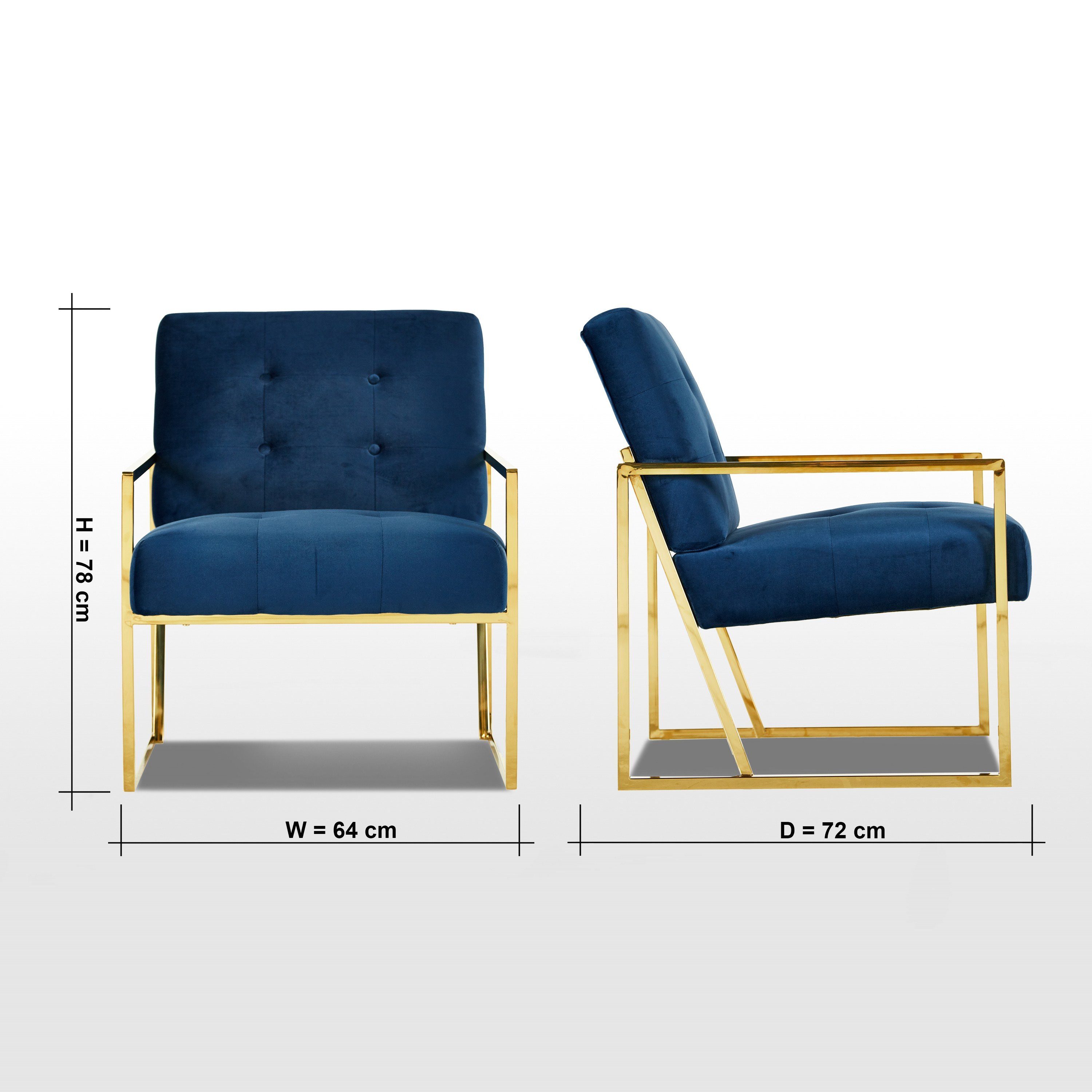 كرسي مخمل بمساند ذراعين - بلاو-furniture-sofaandseating-armchairs-image-6