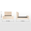 Kourtney Queen Bed - 160x200 cm-furniture-bedroom-beds-queenbeds-image-7