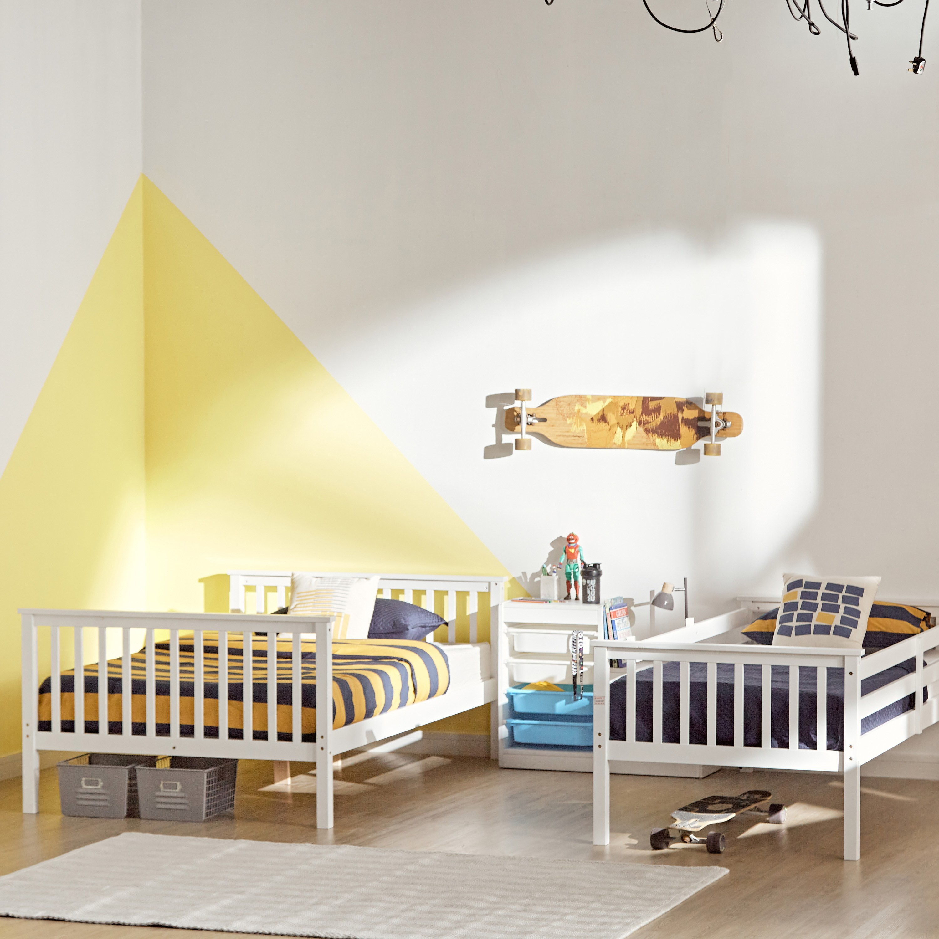 Taylor Trio Bunk Bed - 120x200 cm and 90x200 cm-babyandkids-kidsbeds-bunkandloftbeds-image-4