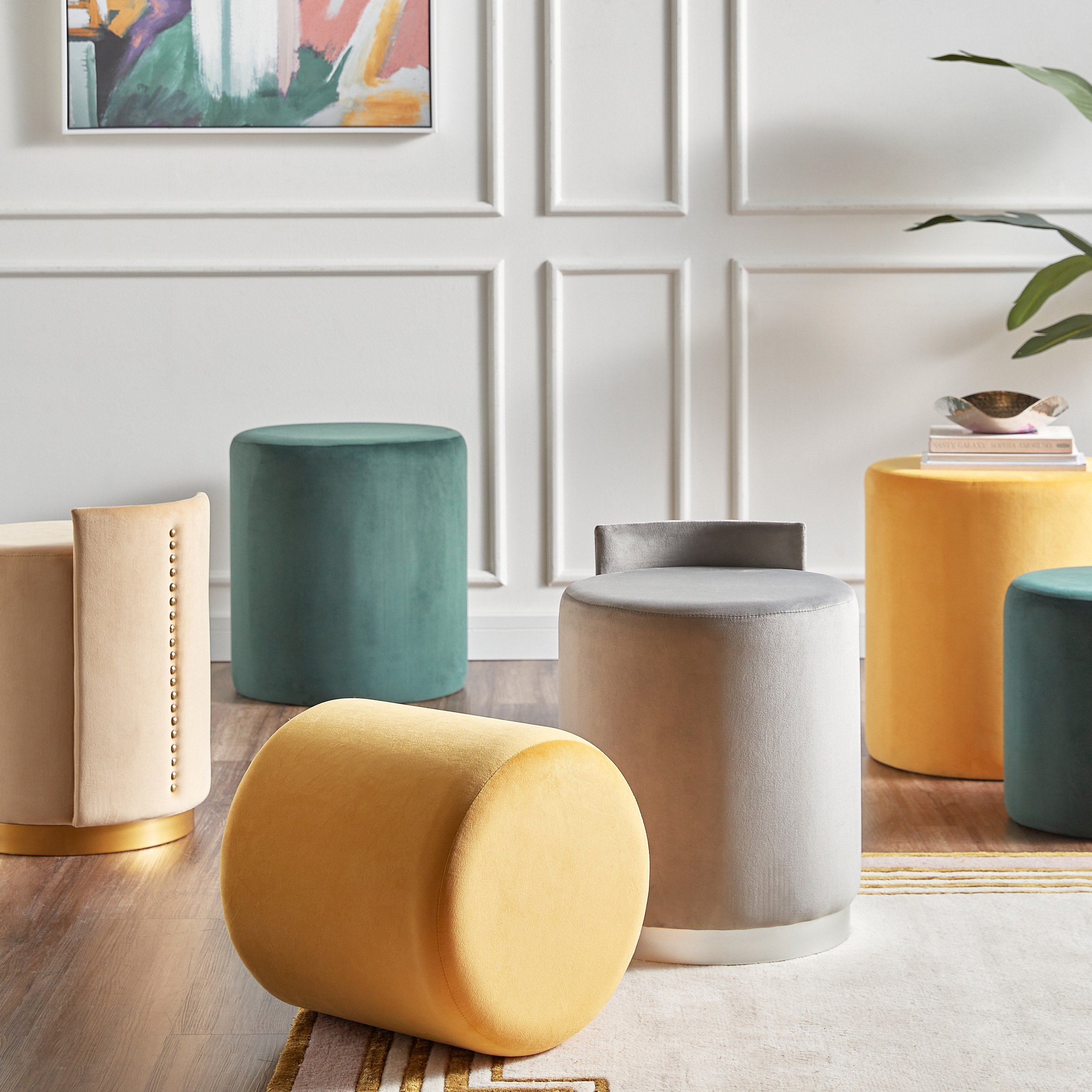 Everly Velvet Ottoman-furniture-sofaandseating-ottomansbeanbagsandpoufs-image-4