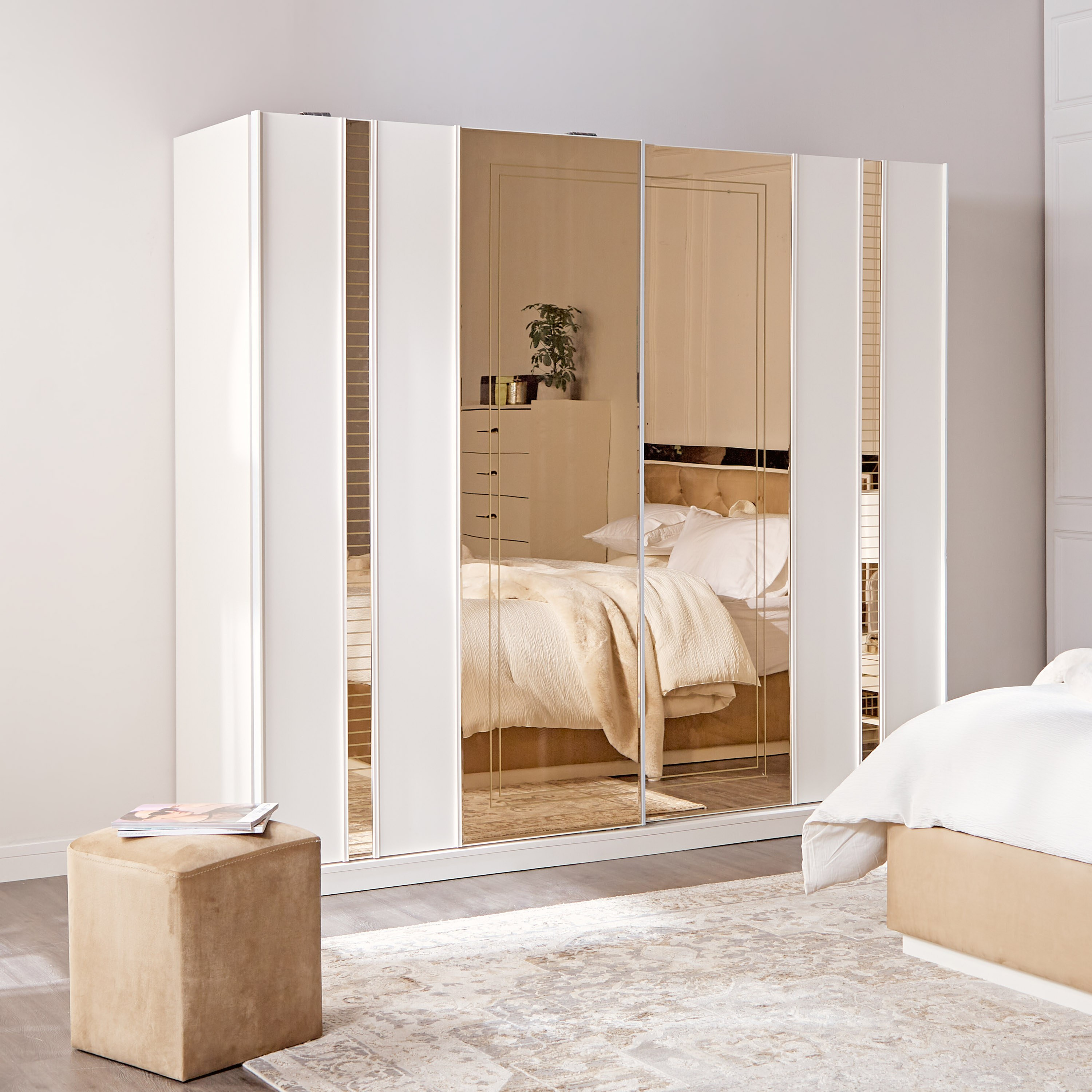 Cheap deals mirror wardrobe