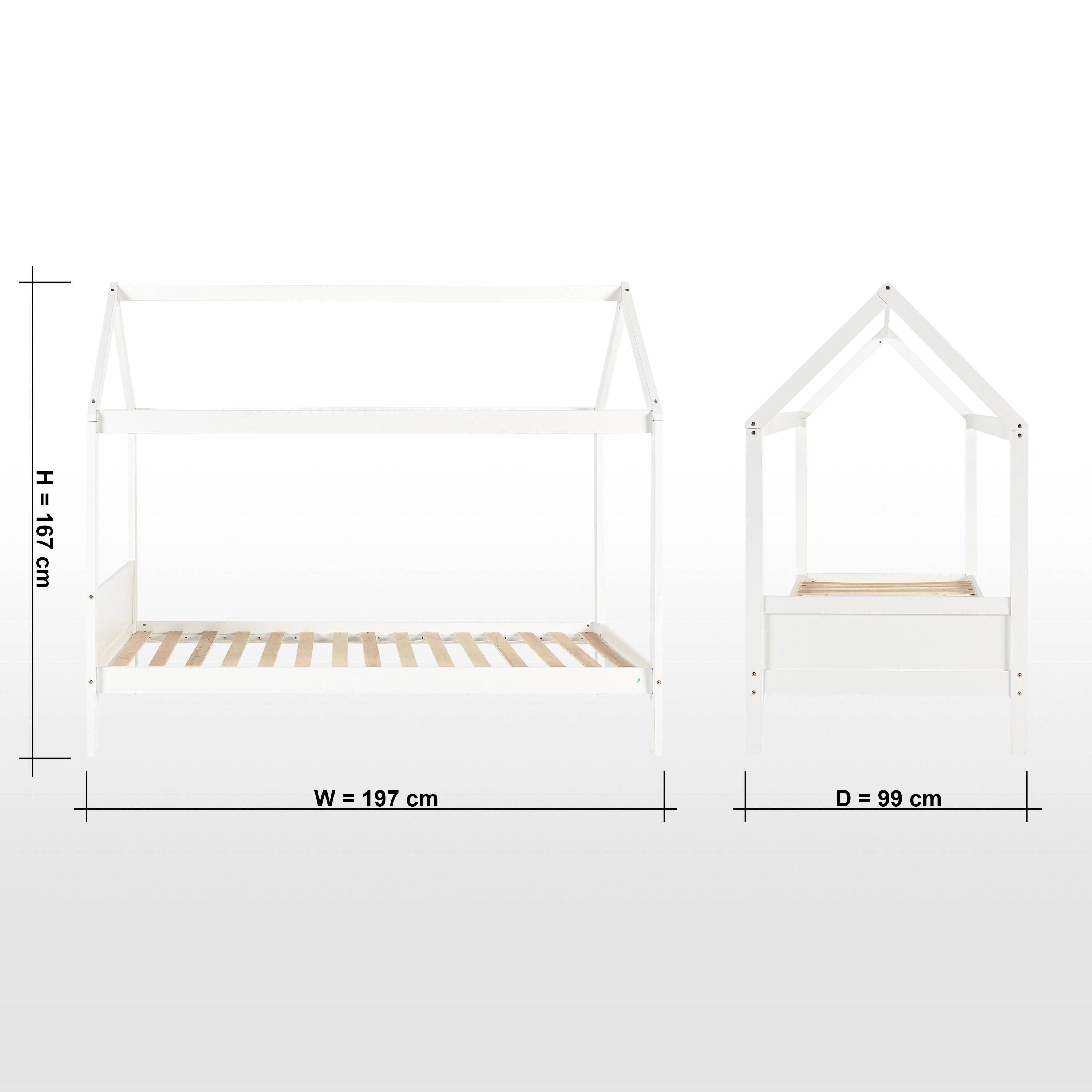 Sergio Hut Bed - 90x190 cm-babyandkids-kidsbeds-singlebeds-image-8