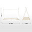 Sergio Teepee Bed - 90x190 cm-babyandkids-kidsbeds-twinbeds-image-9