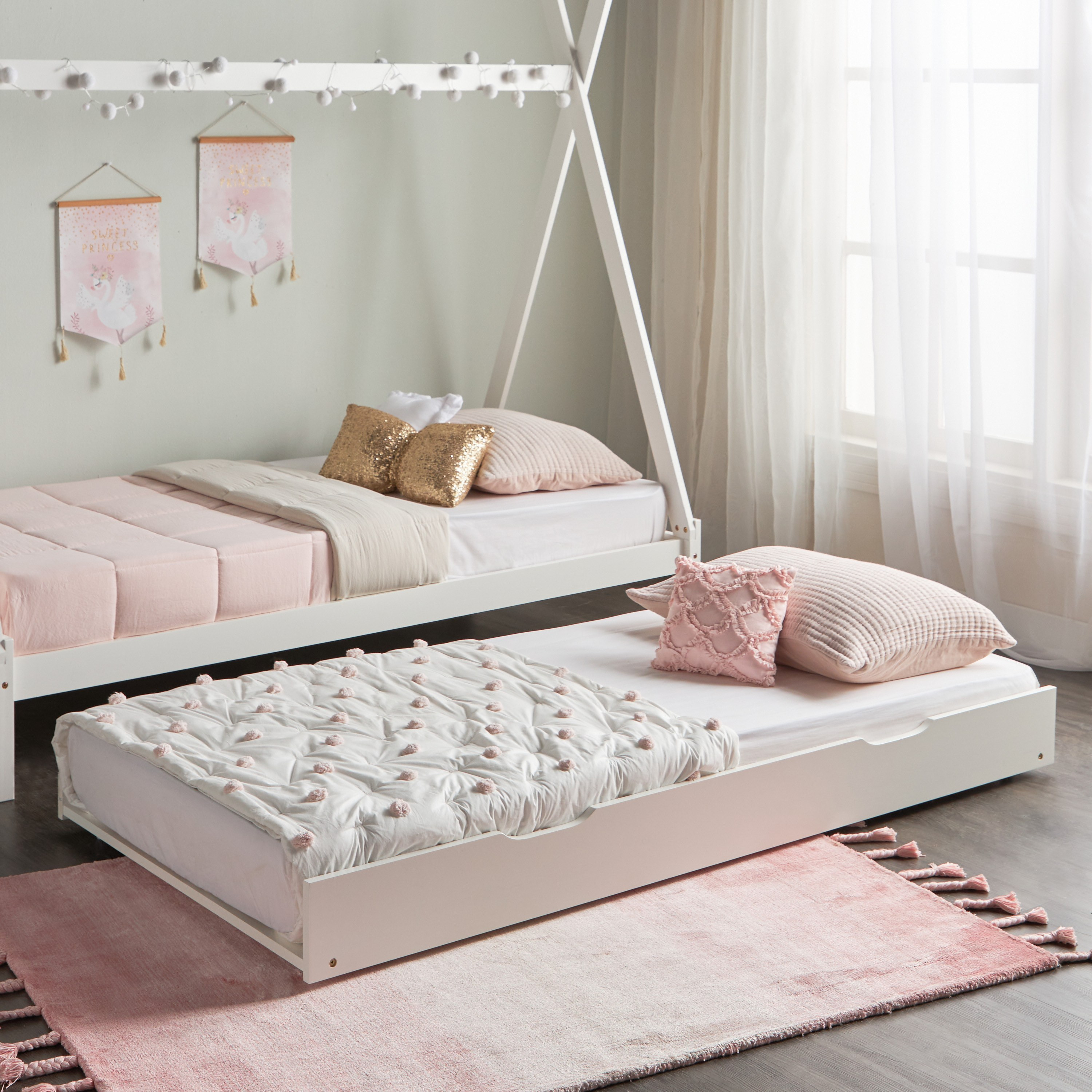 Mattress trundle on sale