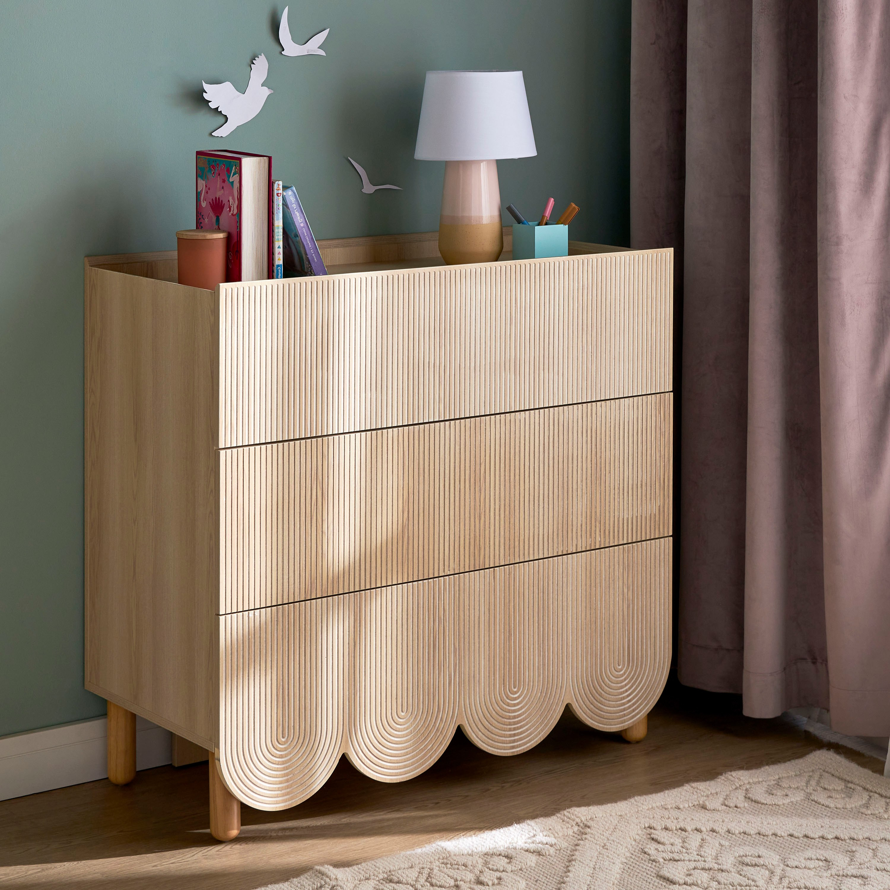 Cloudie Chest of 3-Drawers