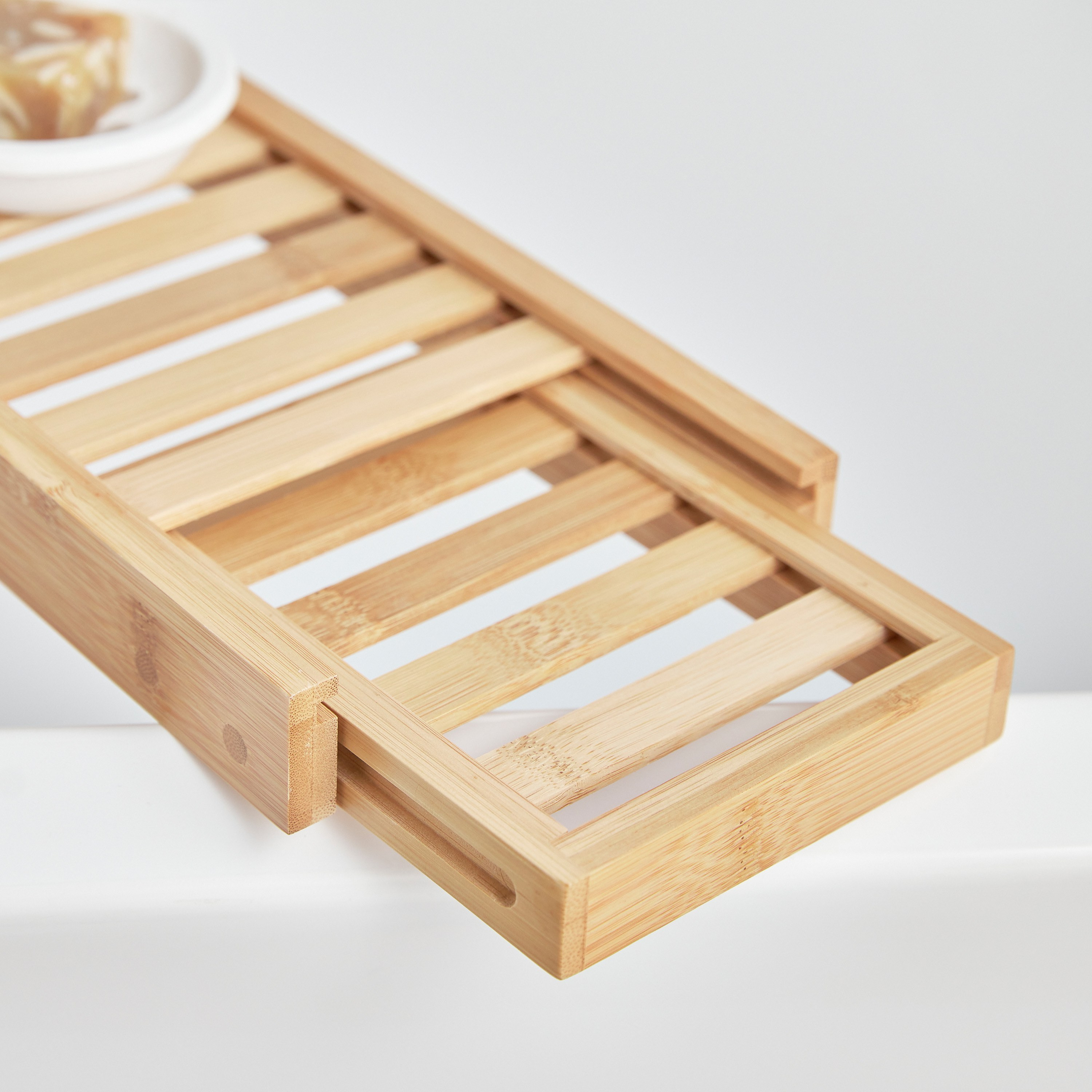 Bamboo Bathtub Caddy-household-bathandlaundry-bathroomorganizing-showerfixturesandcaddies-image-2