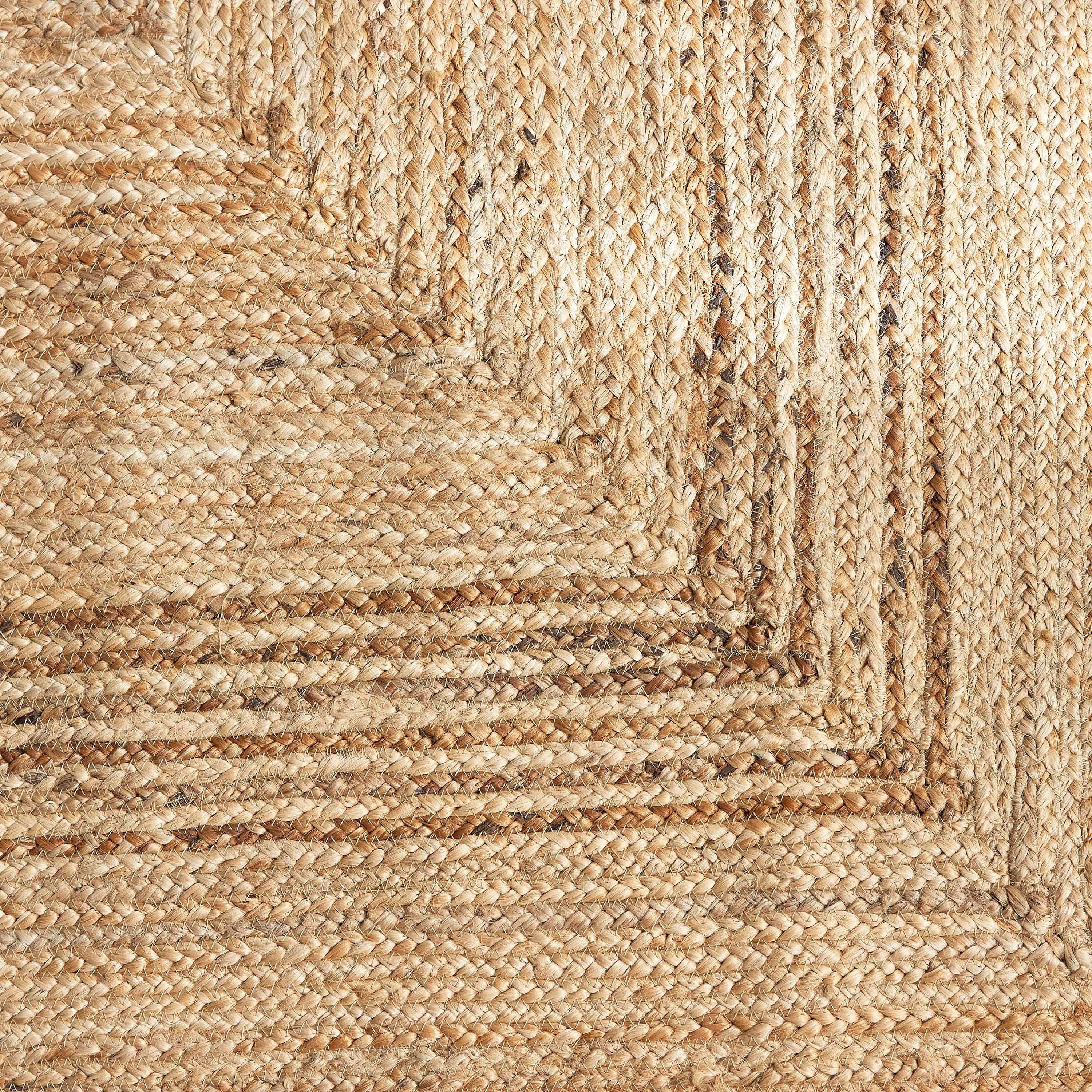 Nature Swirl Jute Dhurrie - 200x290 cm-household-rugsandcarpets-rugs-image-3