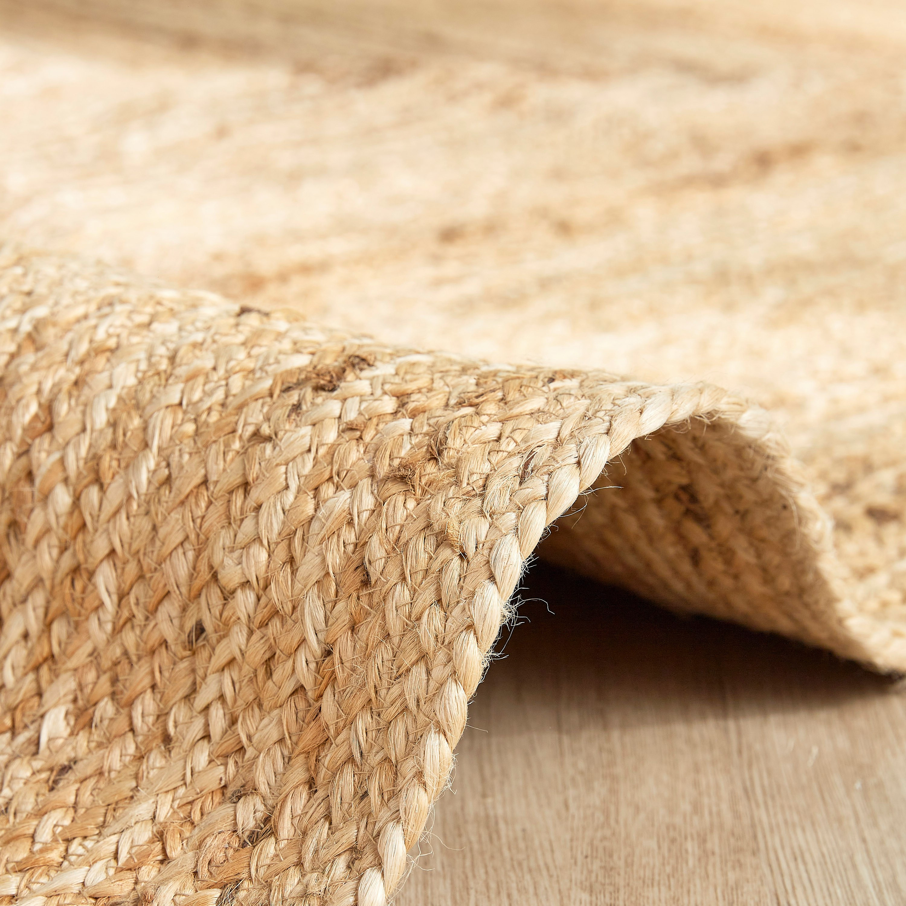 Nature Swirl Jute Dhurrie - 200x290 cm-household-rugsandcarpets-rugs-image-4