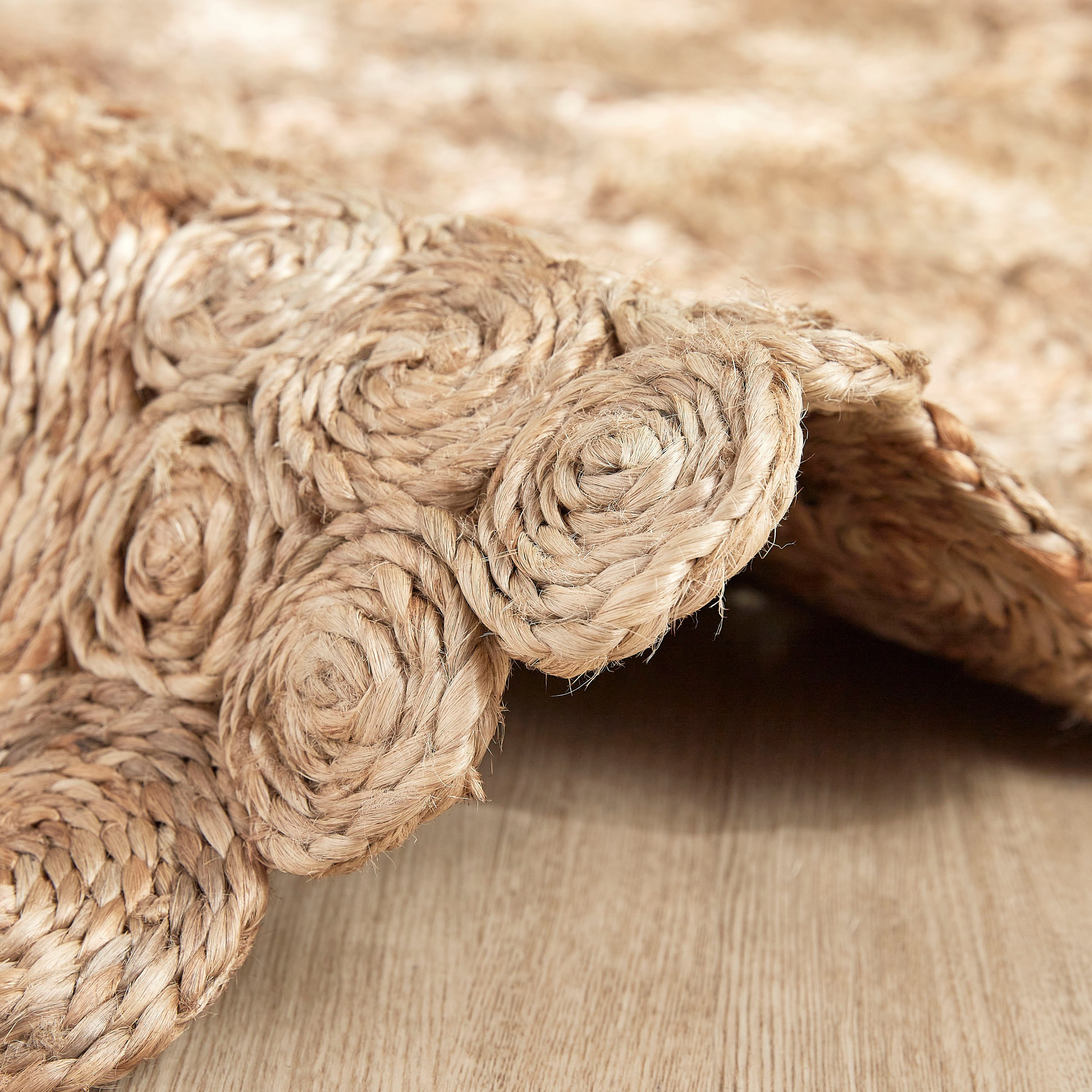 سجادة دوري مصنوعة يدويا من الجوت - فيفيان - 150 سم-household-rugsandcarpets-rugs-image-4