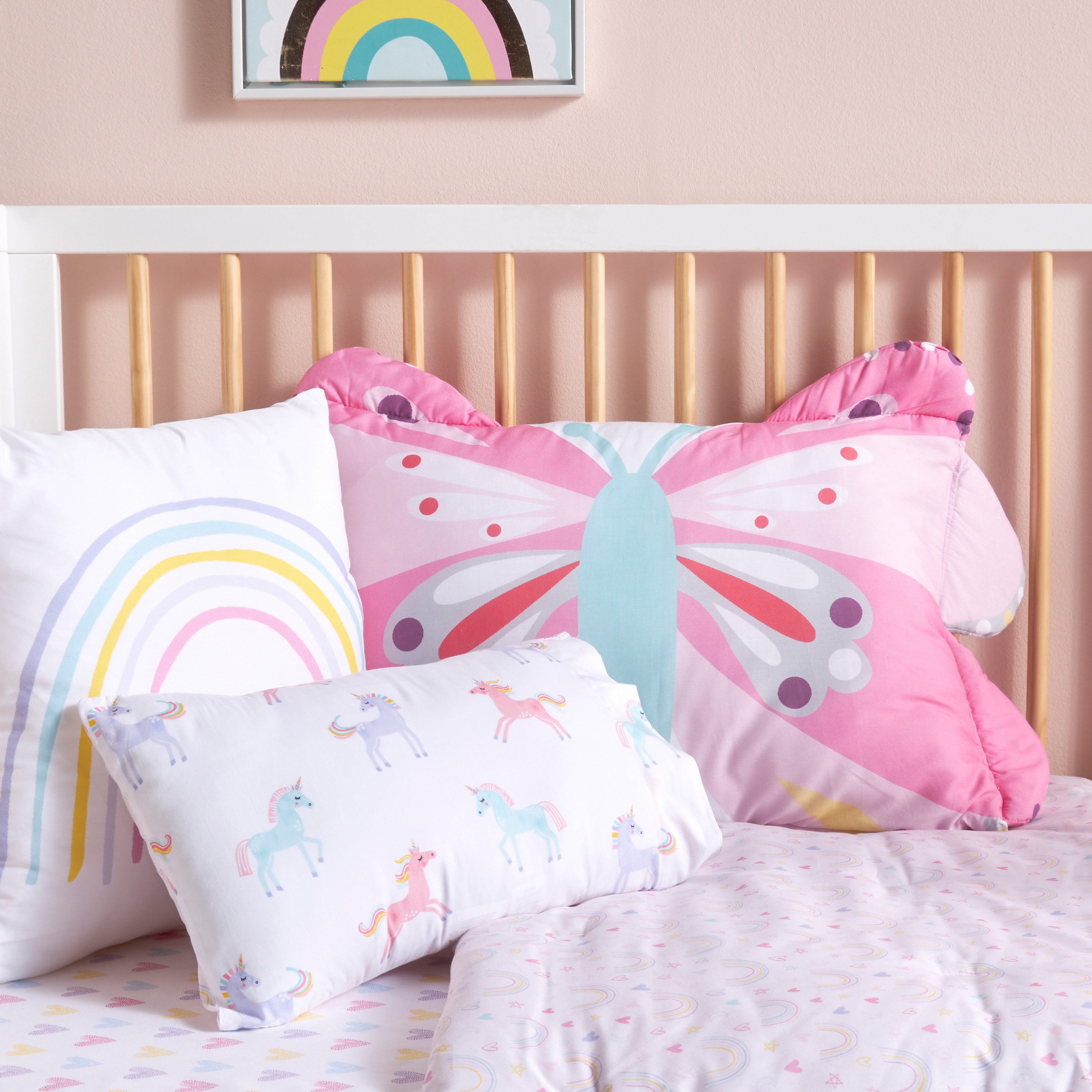 وسادة محشوة بطبعات فراشة ثلاثية الأبعاد - 40x60 سم-babyandkids-beddingandwindows-bedding-pillowsandinserts-image-3