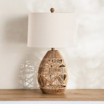 Shop Savanna Rattan Table Lamp - 63 cm Online | Home Centre UAE