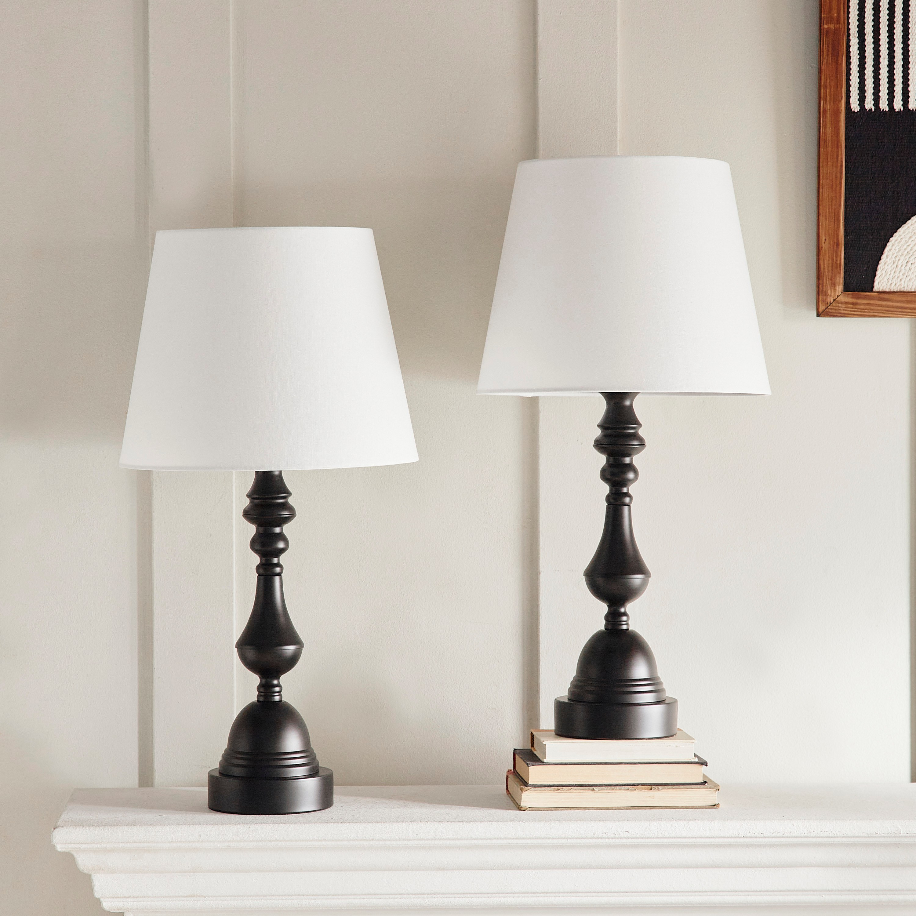 طقم مصابيح طاولة معدن قطعتان - ديليا - 68 سم-household-lighting-tableanddesklamps-image-1