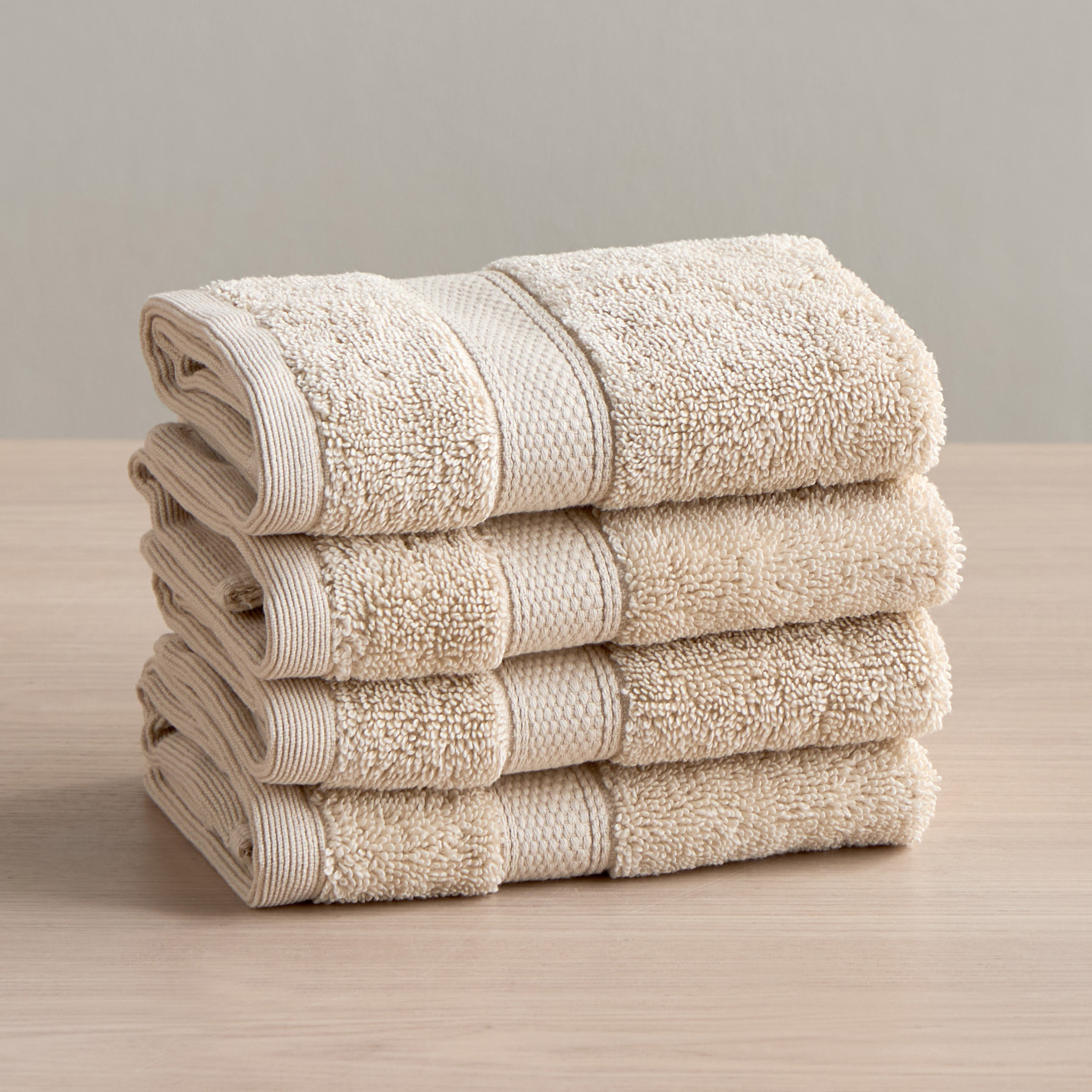 Serene 4-Piece 650 GSM Microcotton Fingertip Towel Set - 33x33 cm-household-bathandlaundry-bathlinen-towels-image-1