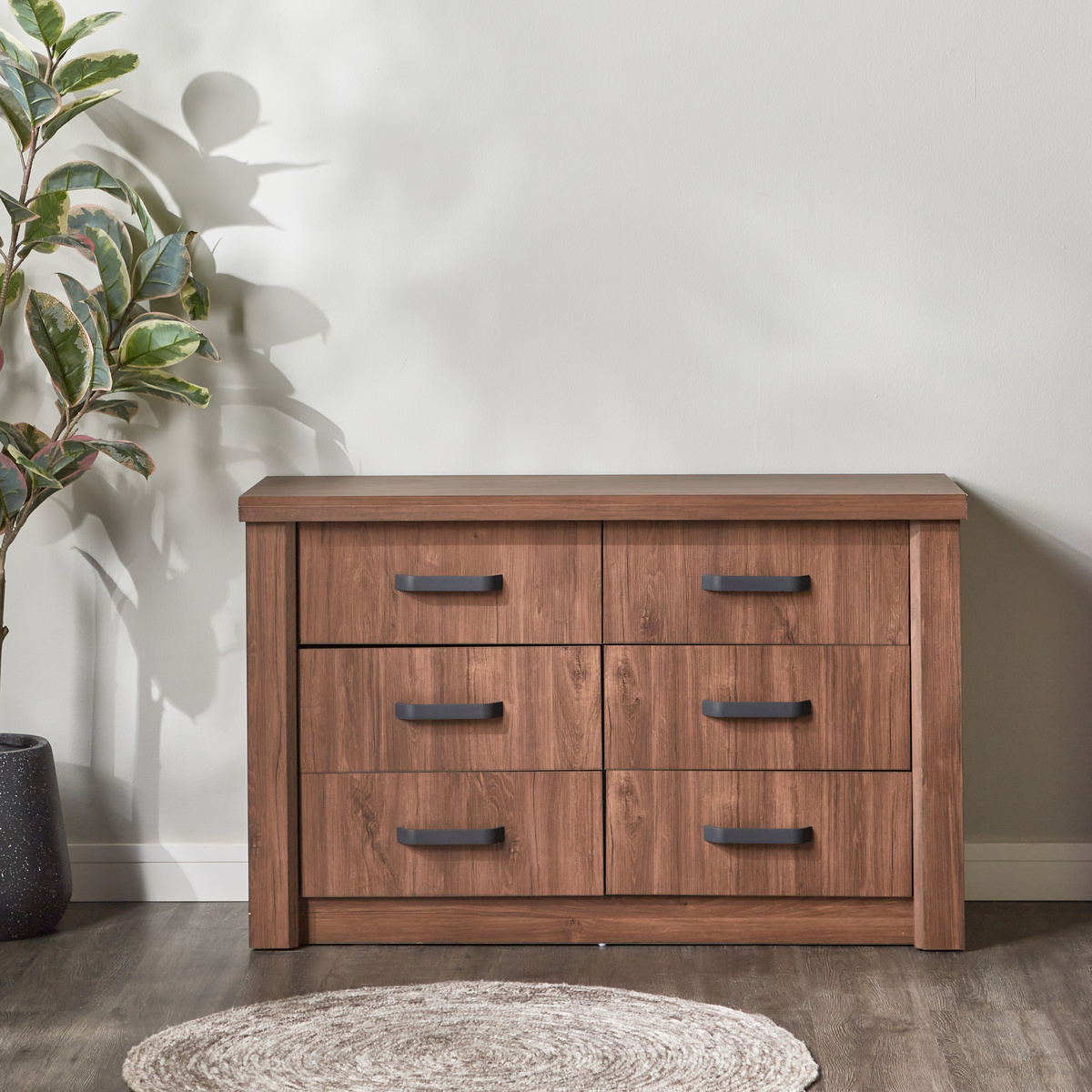 تسريحة غرفة نوم بـ6 أدراج - ميدلي 20 | تسريحة غرفة نوم بـ6 أدراج - ميدلي