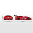 سرير بتصميم سيارة - إيكو سبيد - 90x190 سم-babyandkids-kidsbeds-carbeds-image-1