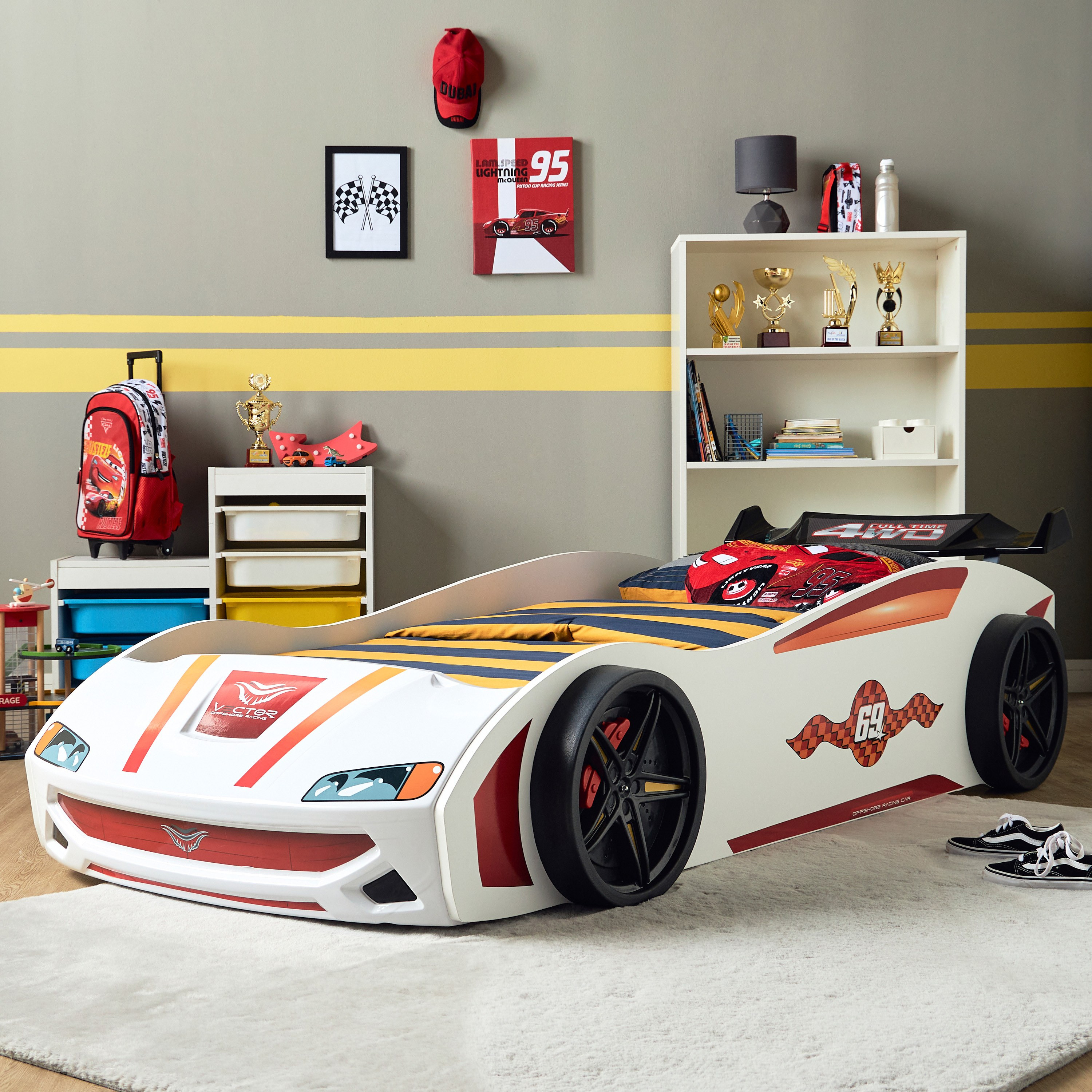 Baby boy hot sale car bed