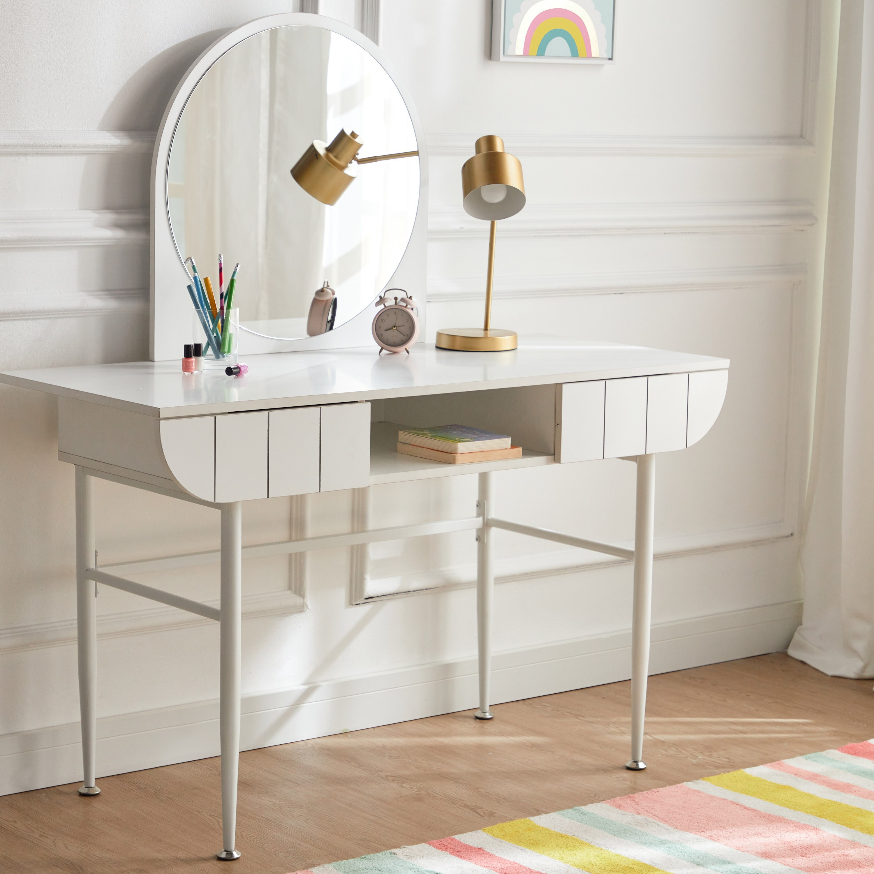 Pan Home Monolite Dressing Table With Mirror | Sharjah Co-operative Society