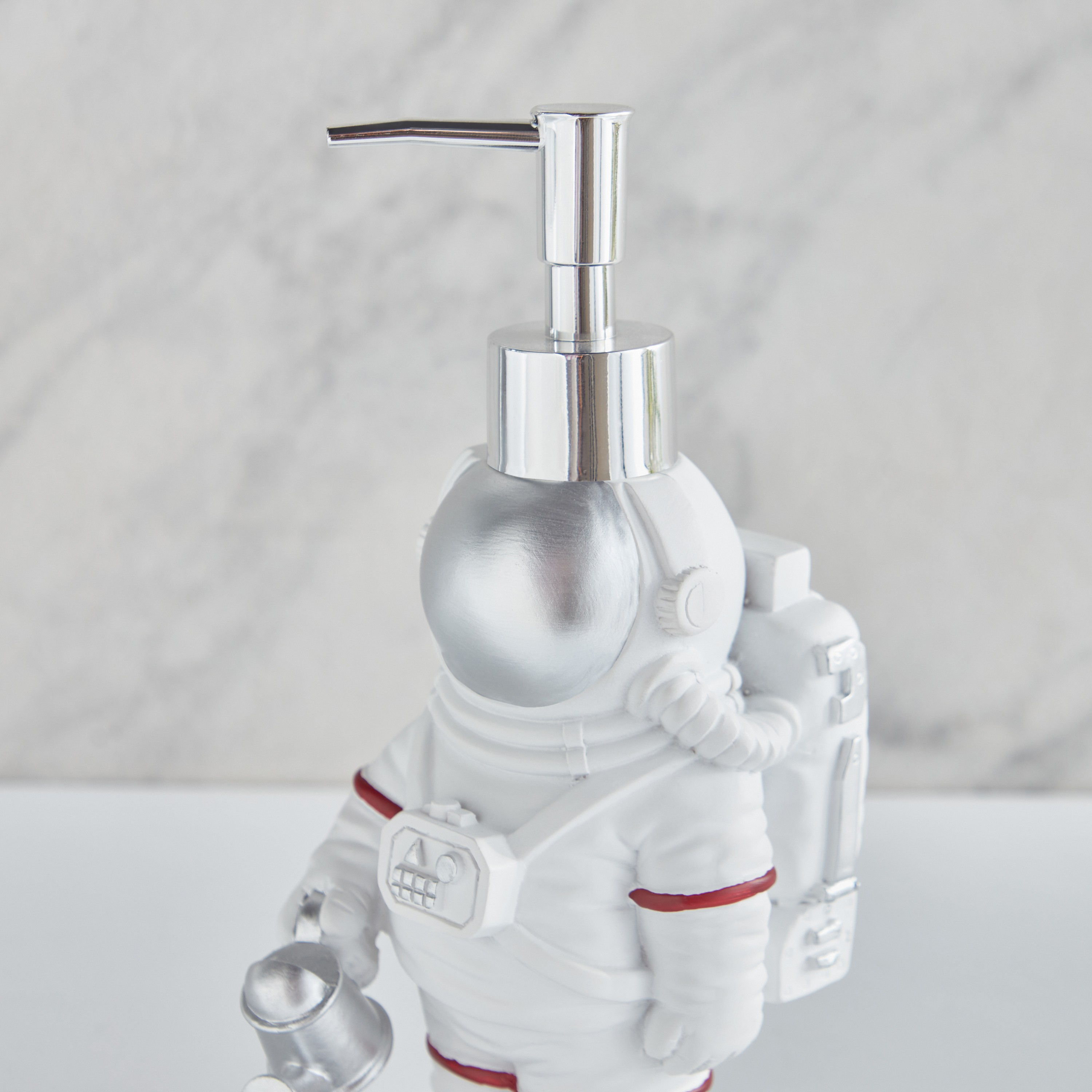 Space Soap Dispenser - 10.2x10.2x22 cm-babyandkids-bathandstorage-bath-bathroomaccessories-image-2