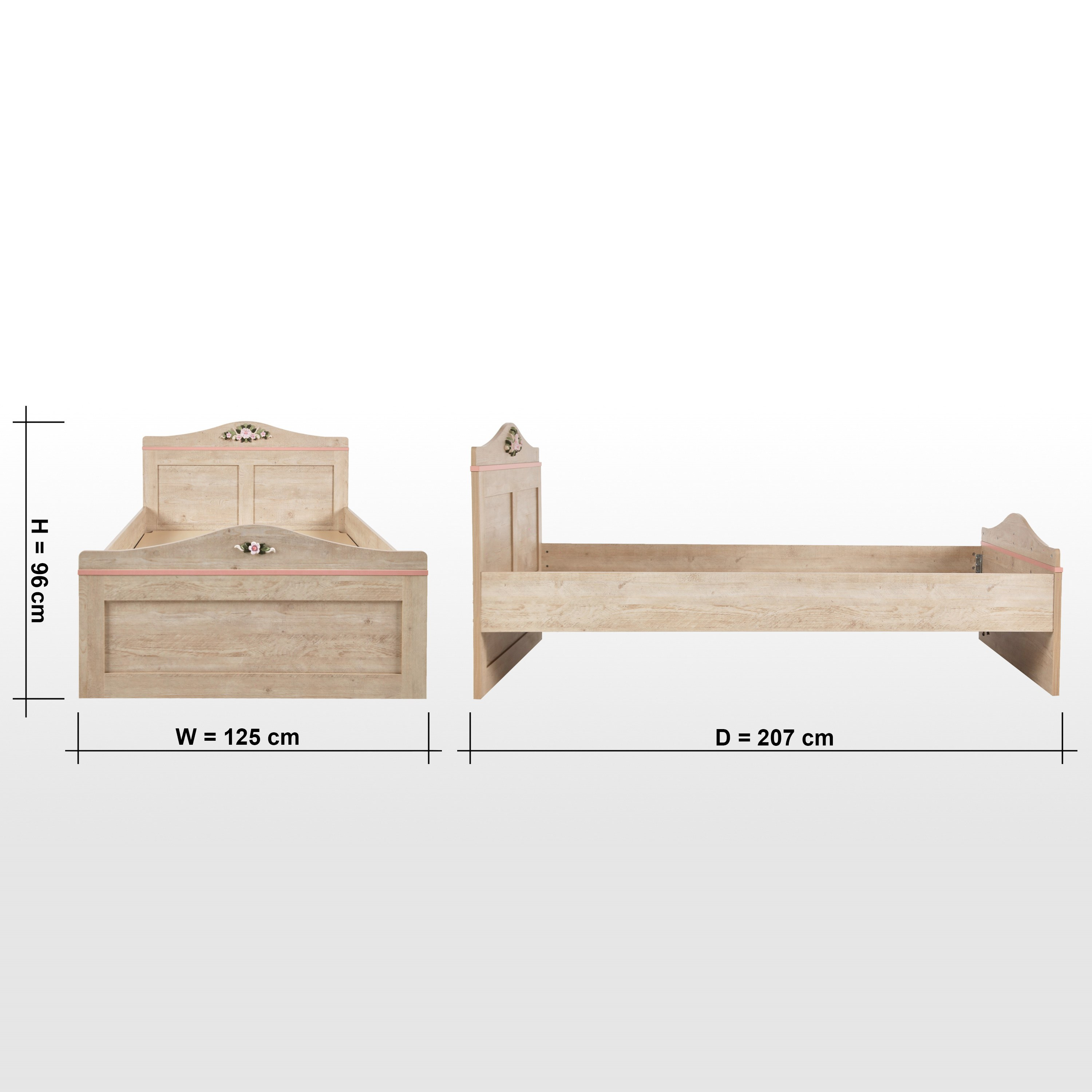 سرير فردي - إيفيلن - 120x200 سم-babyandkids-kidsbeds-singlebeds-image-7