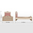 Evelyn Upholstered Single Bed - 120x200 cm-kids-kidsbeds-singlebeds-image-7