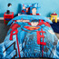 Superman Cotton Printed 4-Piece  Full Comforter and Sheet Set - 160x220 cm-kids-beddingandwindows-bedding-comforters-image-7