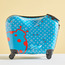 Ladybug Print Ride On Hardcase Trolley Bag with Retractable Handle - 50.5x32x41 cm-kids-toys-artsandcrafts-image-1