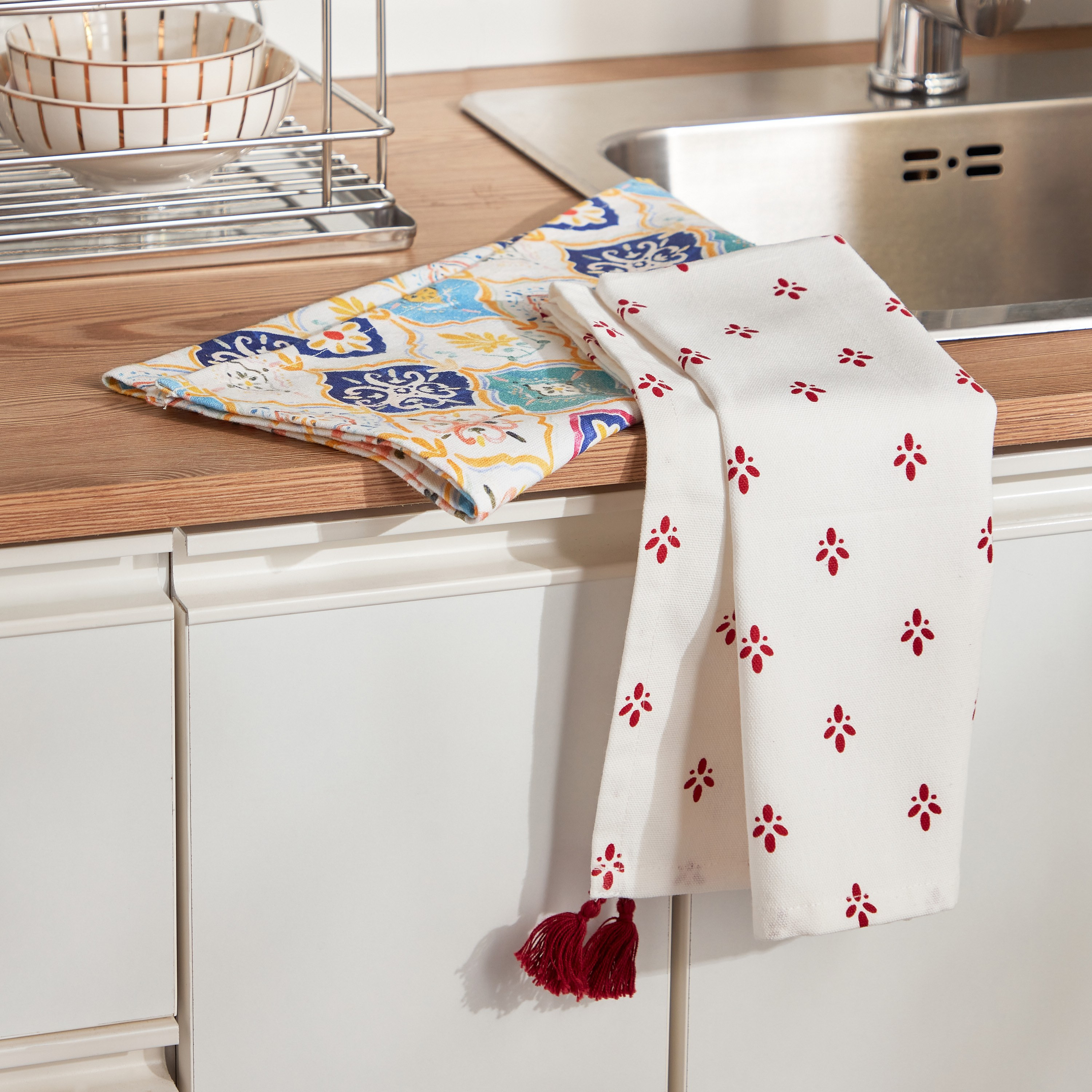 Al Bahar 2-Piece Kitchen Towel Set - 50x70 cm